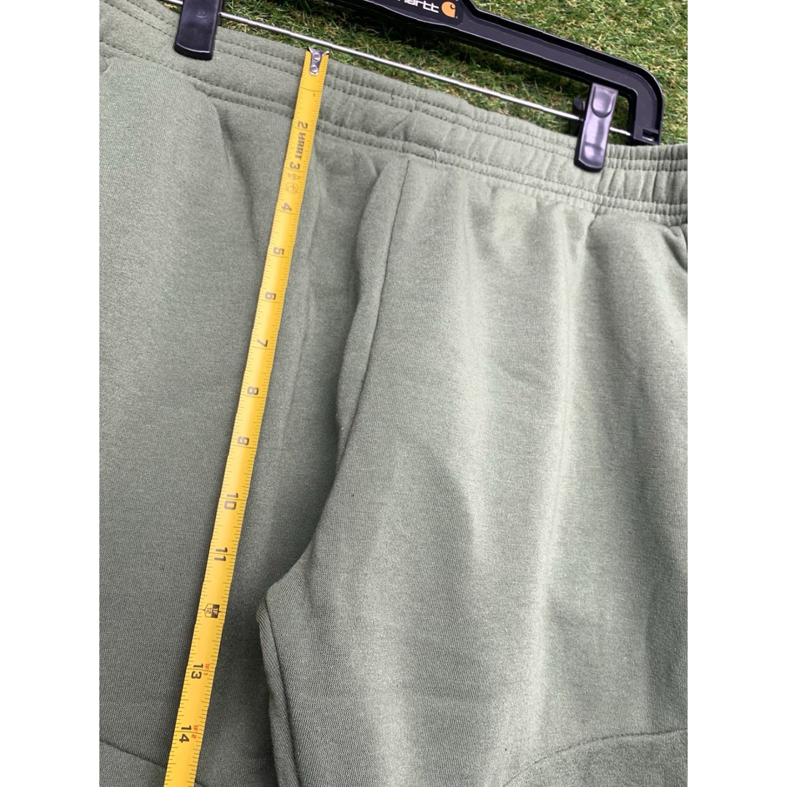 Vintage Ultra Performance Sweatpants Mens Large Fleece Joggers Green Y2K Tech Drawstring Sports Pants Regular Size L Men Quartered? Size US 33 - 4 Thumbnail