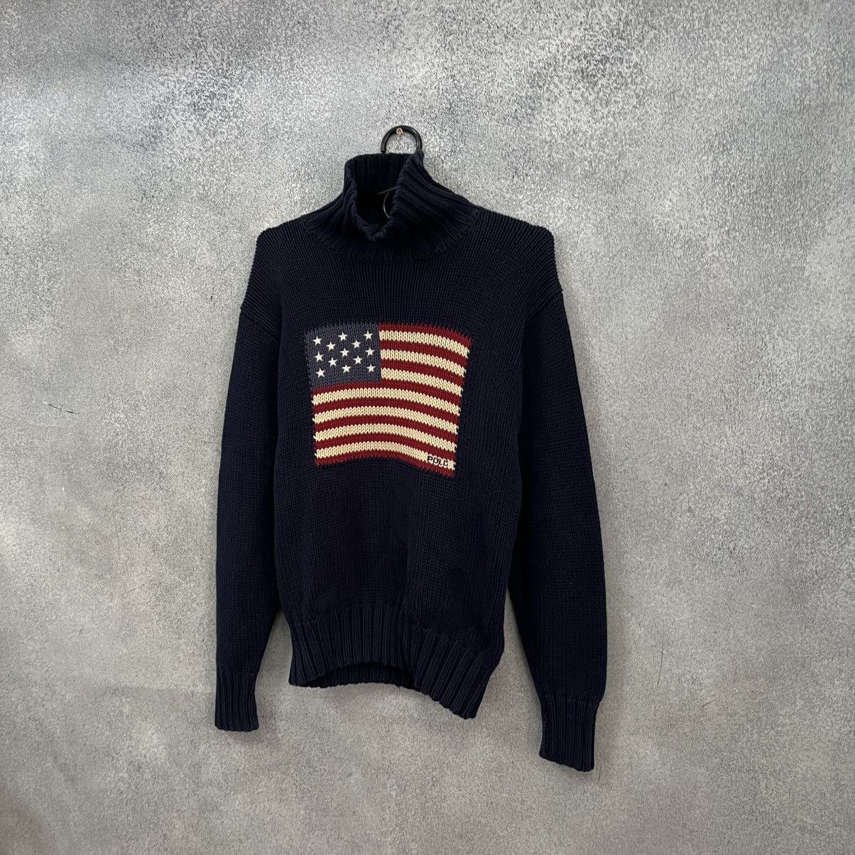 Polo Ralph Lauren Polo Ralph Lauren Sweater USA flag vintage Size US S / EU 44-46 / 1 - 6 Thumbnail