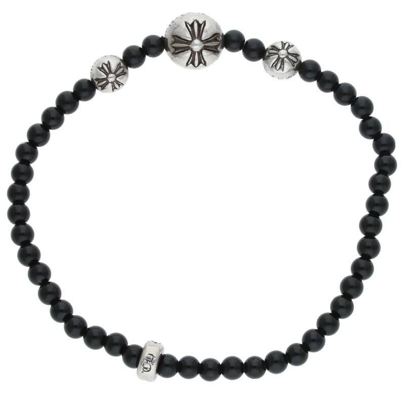 Chrome Hearts Mini Black Beaded Bracelet