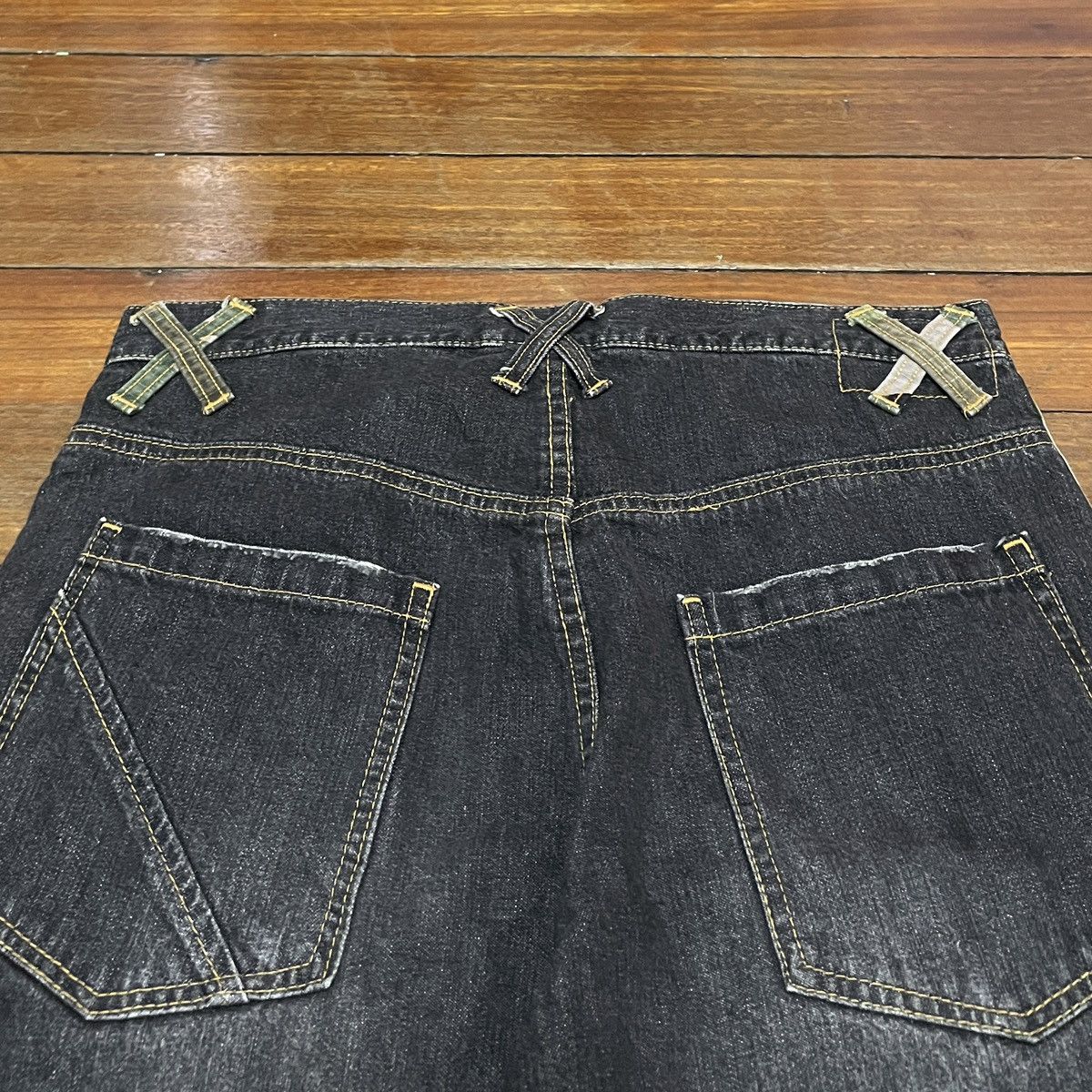 Hawk Rare Design Vintage Brand Hawk Rapper Baggy Jeans 2000s Size US 33 - 4 Thumbnail