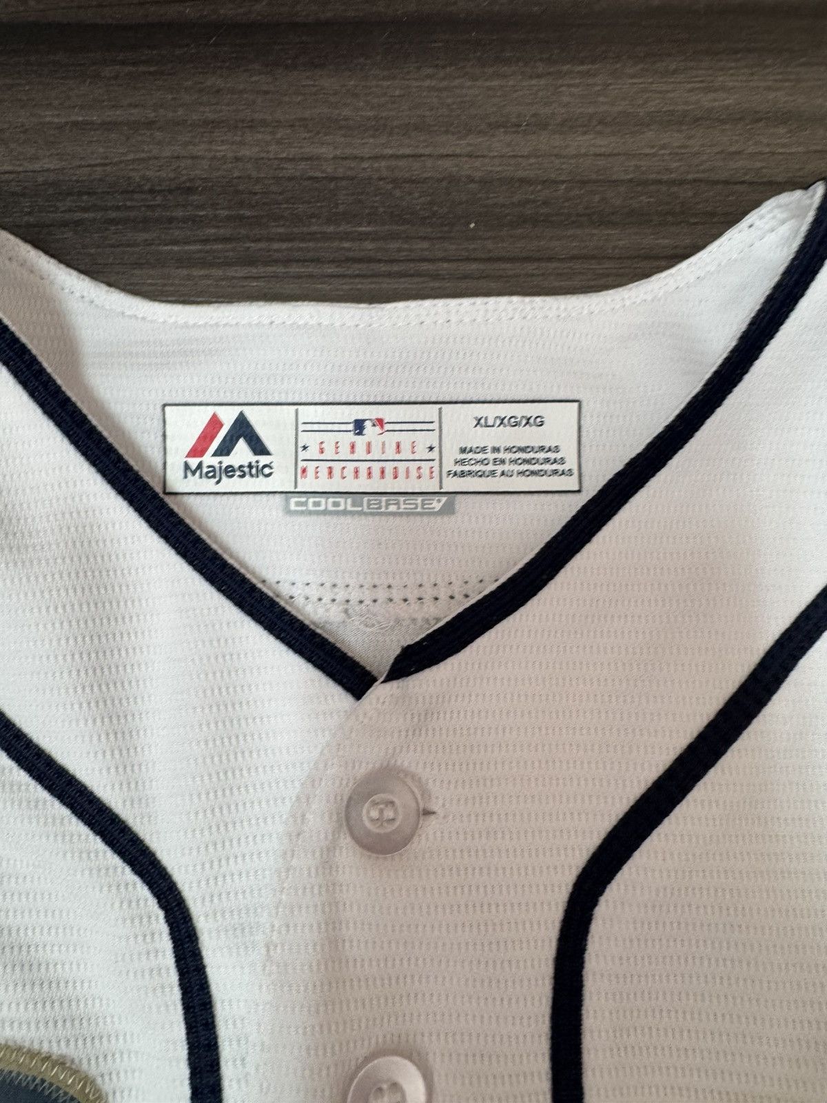 Majestic San Diego Padres DAHLSON #37 2012-15 MLB Stitched Jersey Size US XL / EU 56 / 4 - 4 Thumbnail