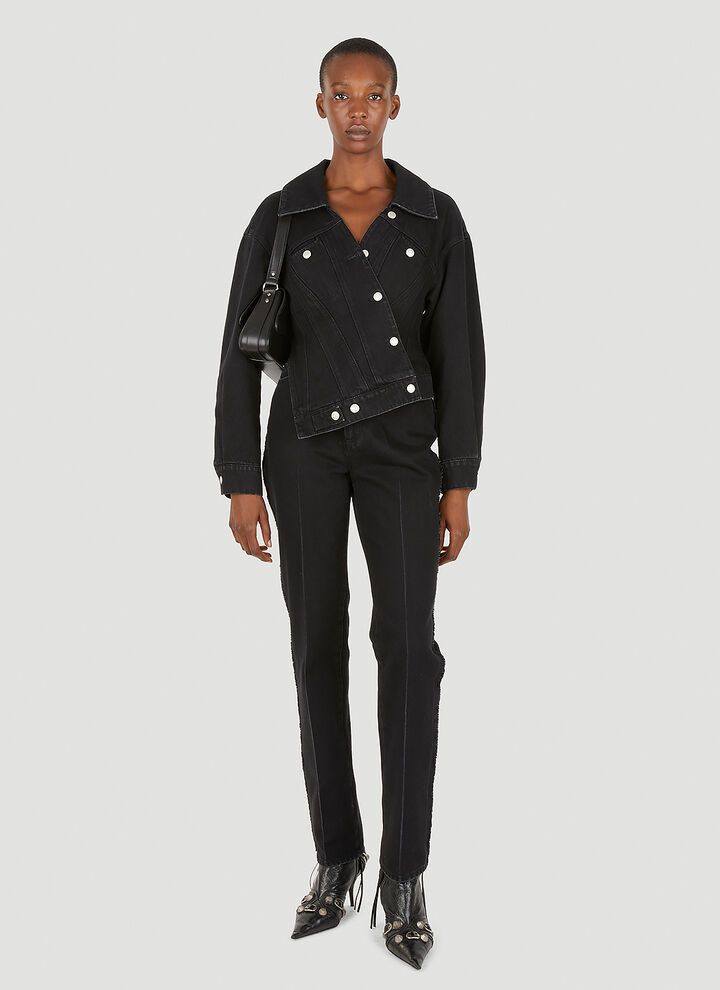 o1y0325 Denim Jacket in Black