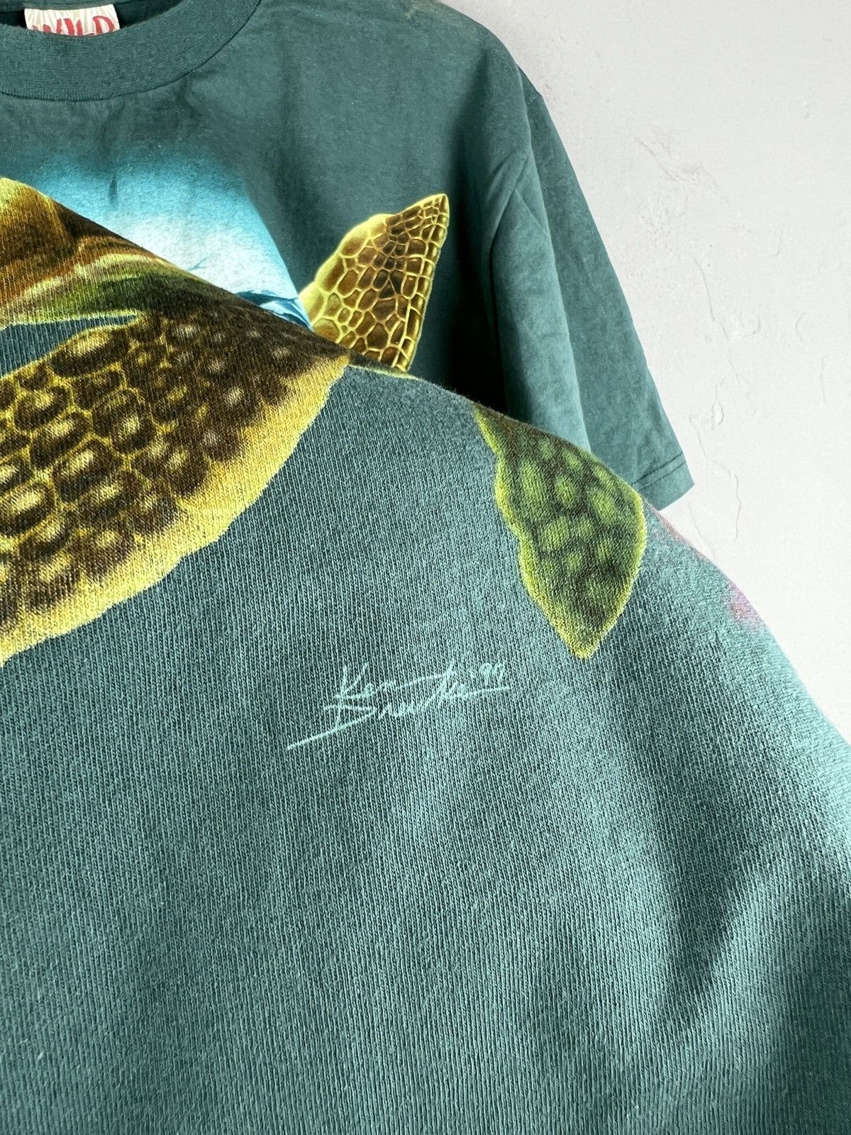 Vintage Vintage 1997 Big Turtle Ocean Wild Oversized tee Size US M / EU 48-50 / 2 - 3 Thumbnail