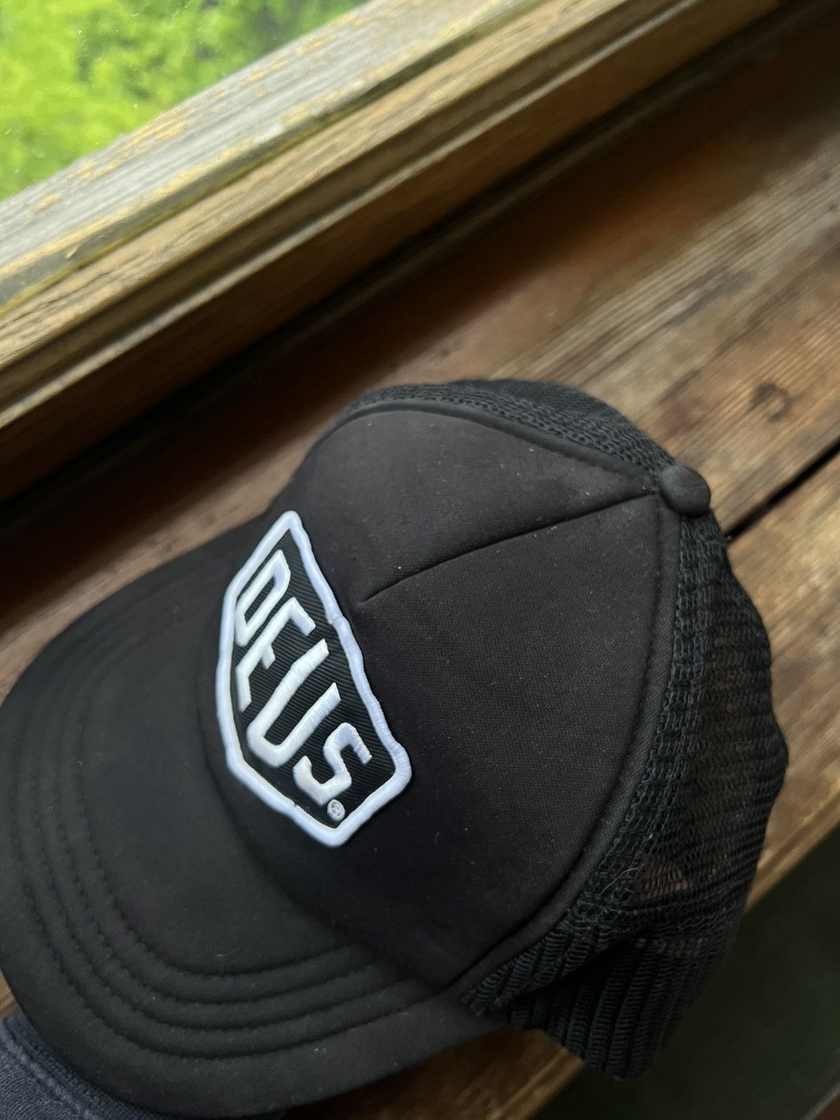 Deus Ex Machina Deus Ex Machina Chambray Shield Trucker Cap Hat Size ONE SIZE - 5 Thumbnail