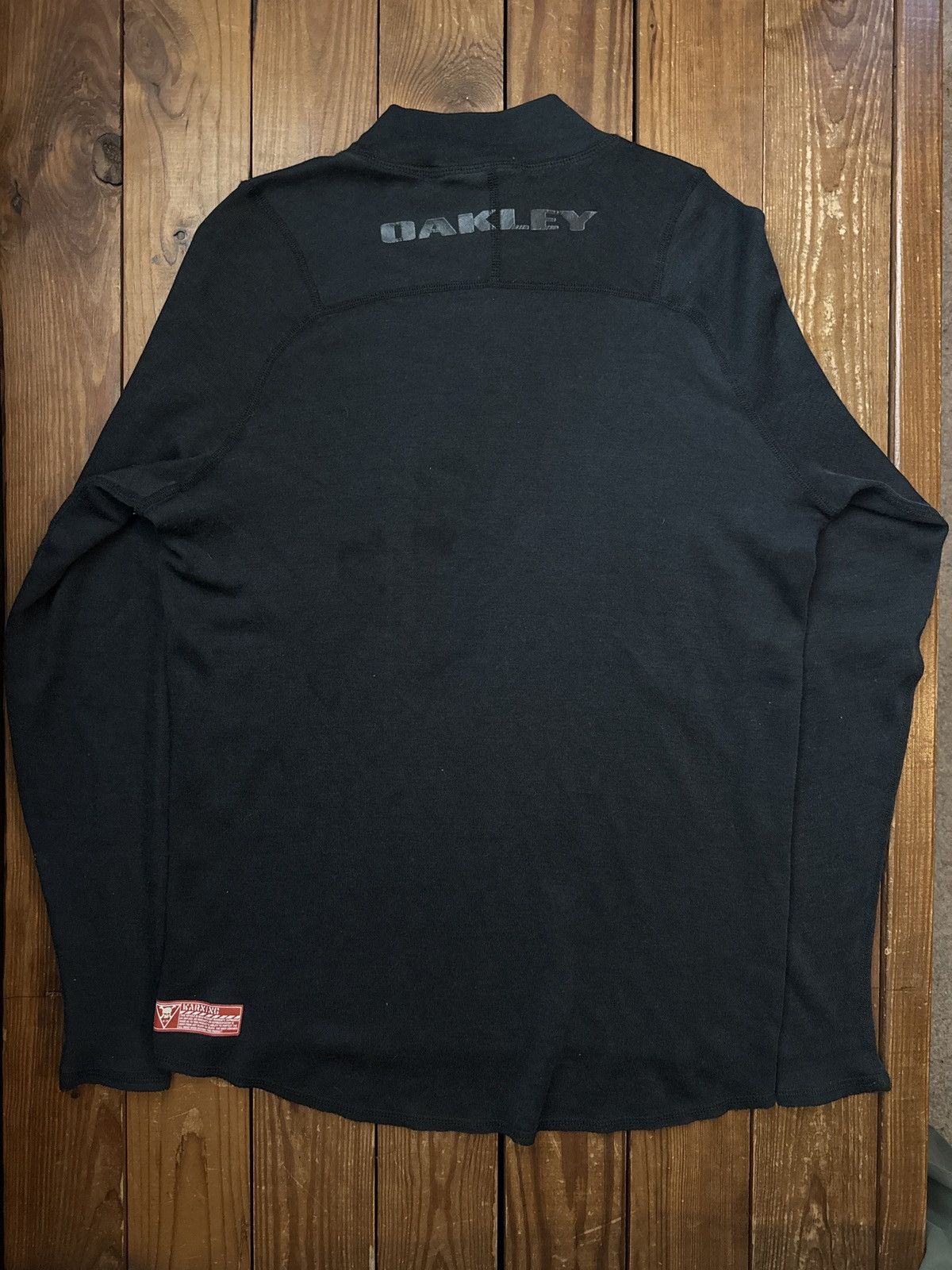 Oakley Vintage Y2K Oakley Carbon X Tactical Base Layer Black Shirt Size US M / EU 48-50 / 2 - 4 Thumbnail