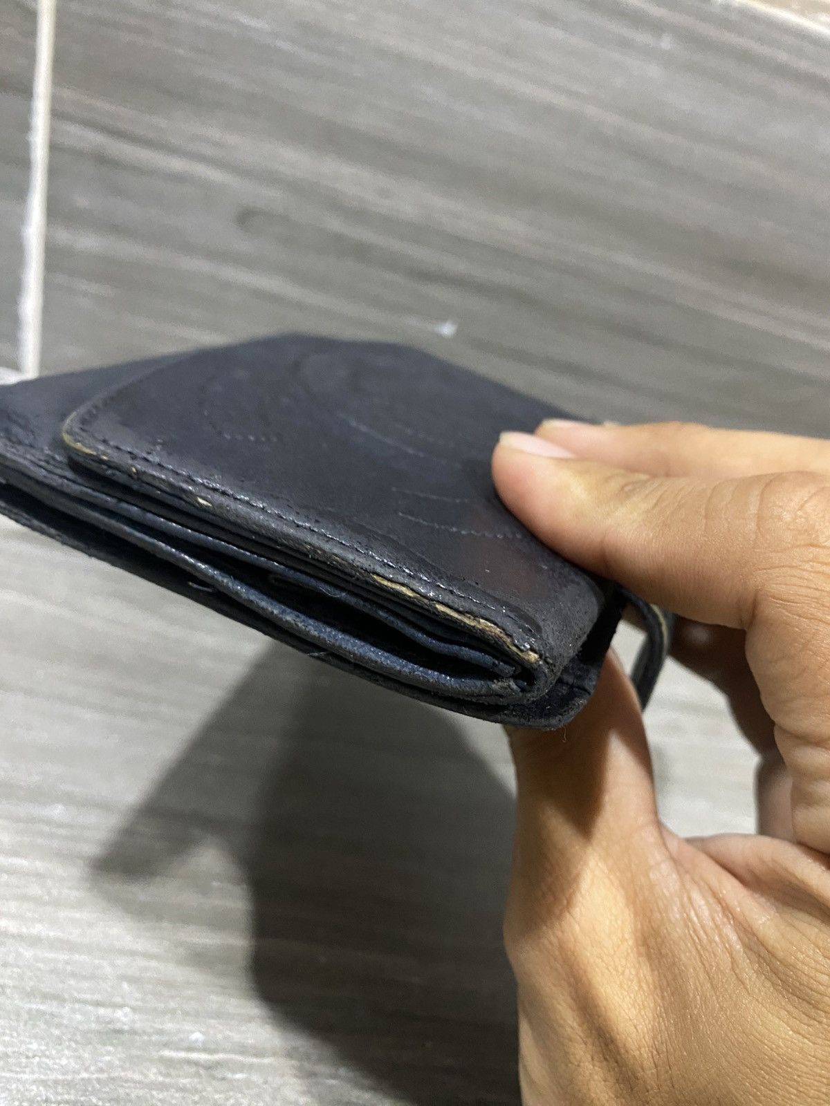 Chanel Chanel Black Leather CC Bifold Wallet Size ONE SIZE - 5 Thumbnail