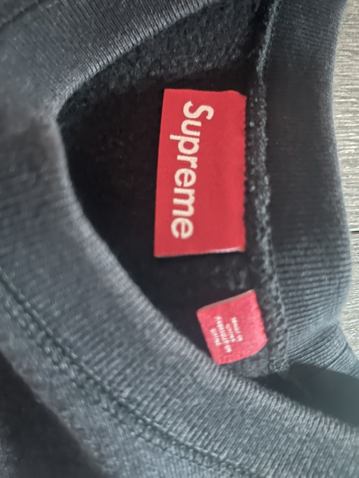 Supreme Supreme Washed Box Logo Crewneck Size US M / EU 48-50 / 2 - 3 Thumbnail