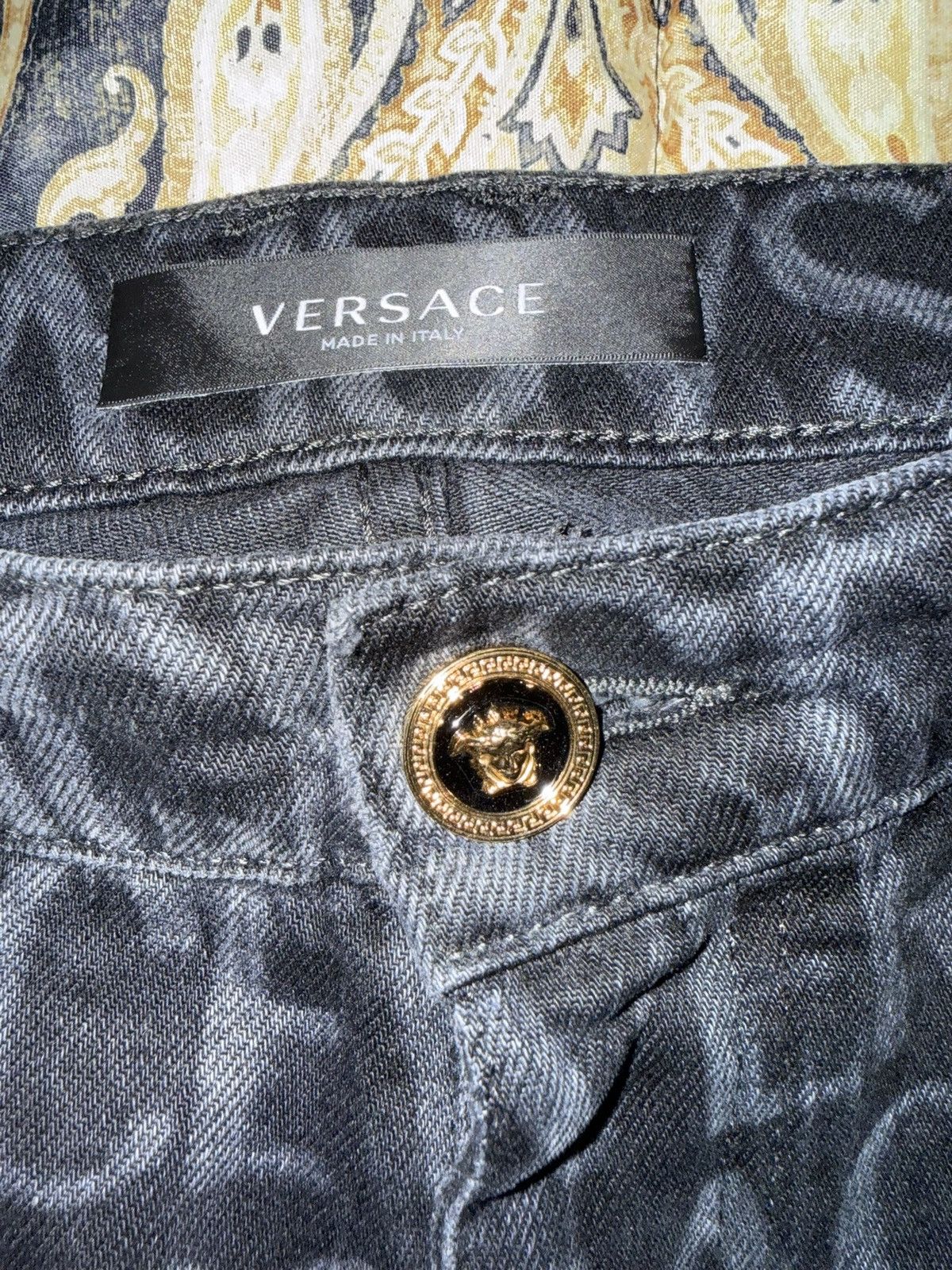 Versace Versace logo all over jeans Size US 34 / EU 50 - 4 Thumbnail