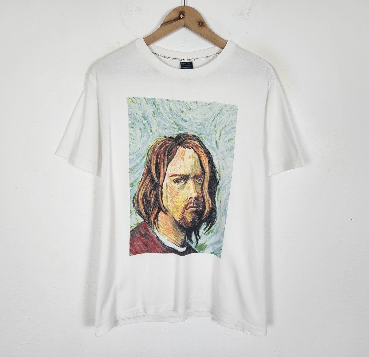 Number (N)ine Number Nine Kurt Cobain potrait Nirvana tee shirt Size US L / EU 52-54 / 3 - 2 Thumbnail