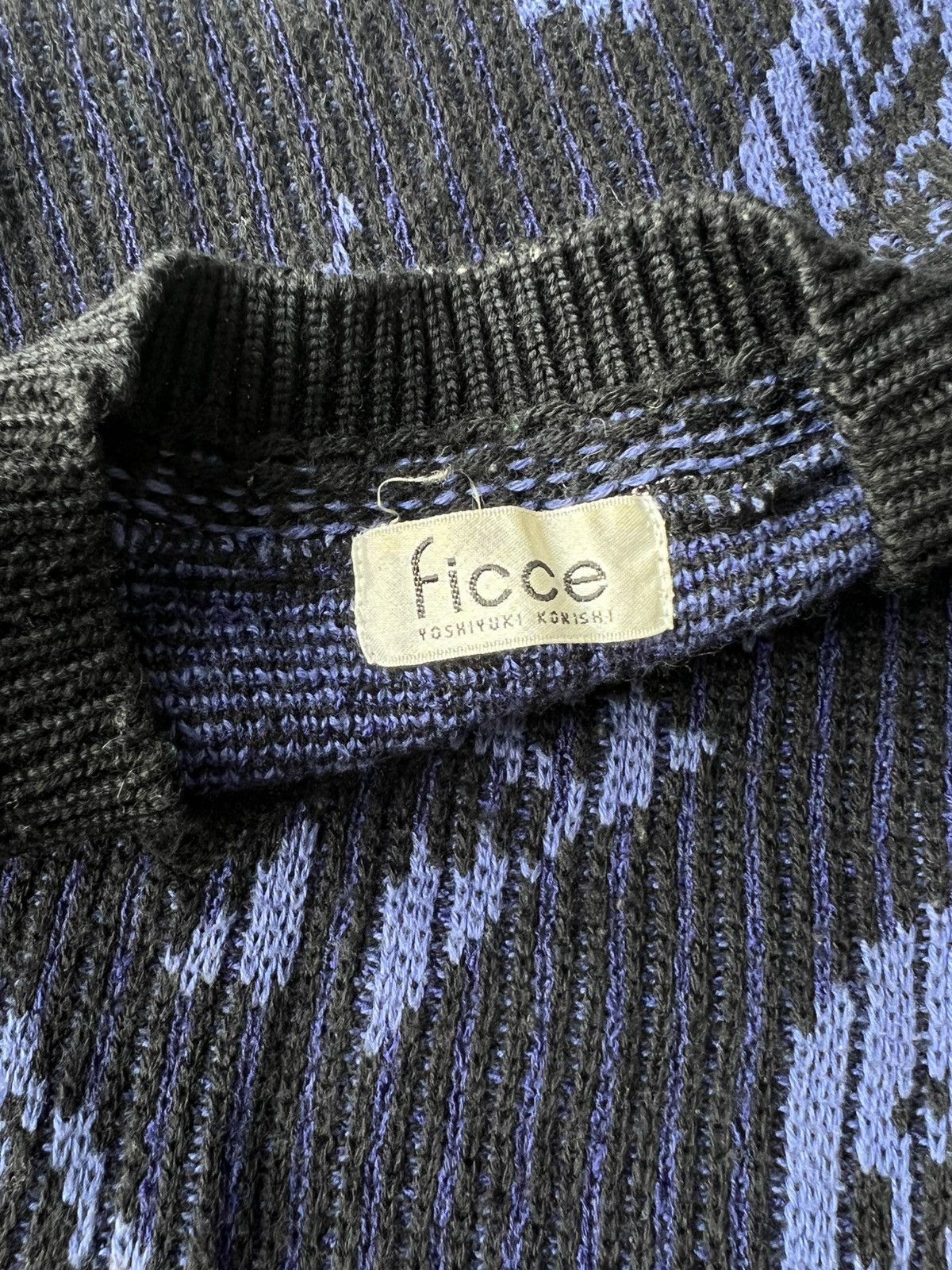 Yoshiyuki Konishi 90s Ficce Yoshiyuki Konishi Artwork Paisley V Neck Knitwear Size US M / EU 48-50 / 2 - 6 Thumbnail