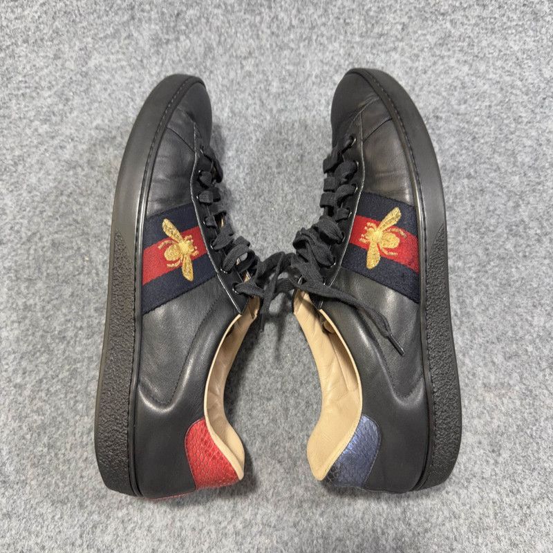Gucci Gucci Ace Bee Print Fashion Sneakers for Men -2508 Size US 8.5 / EU 41-42 - 8 Thumbnail