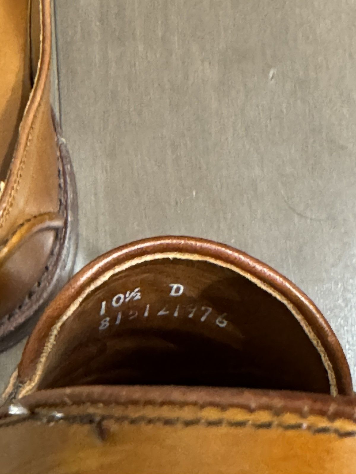 Polo Ralph Lauren Singleton Tan Calf Skin Penny Loafers Size US 10.5 / EU 43-44 - 6 Thumbnail