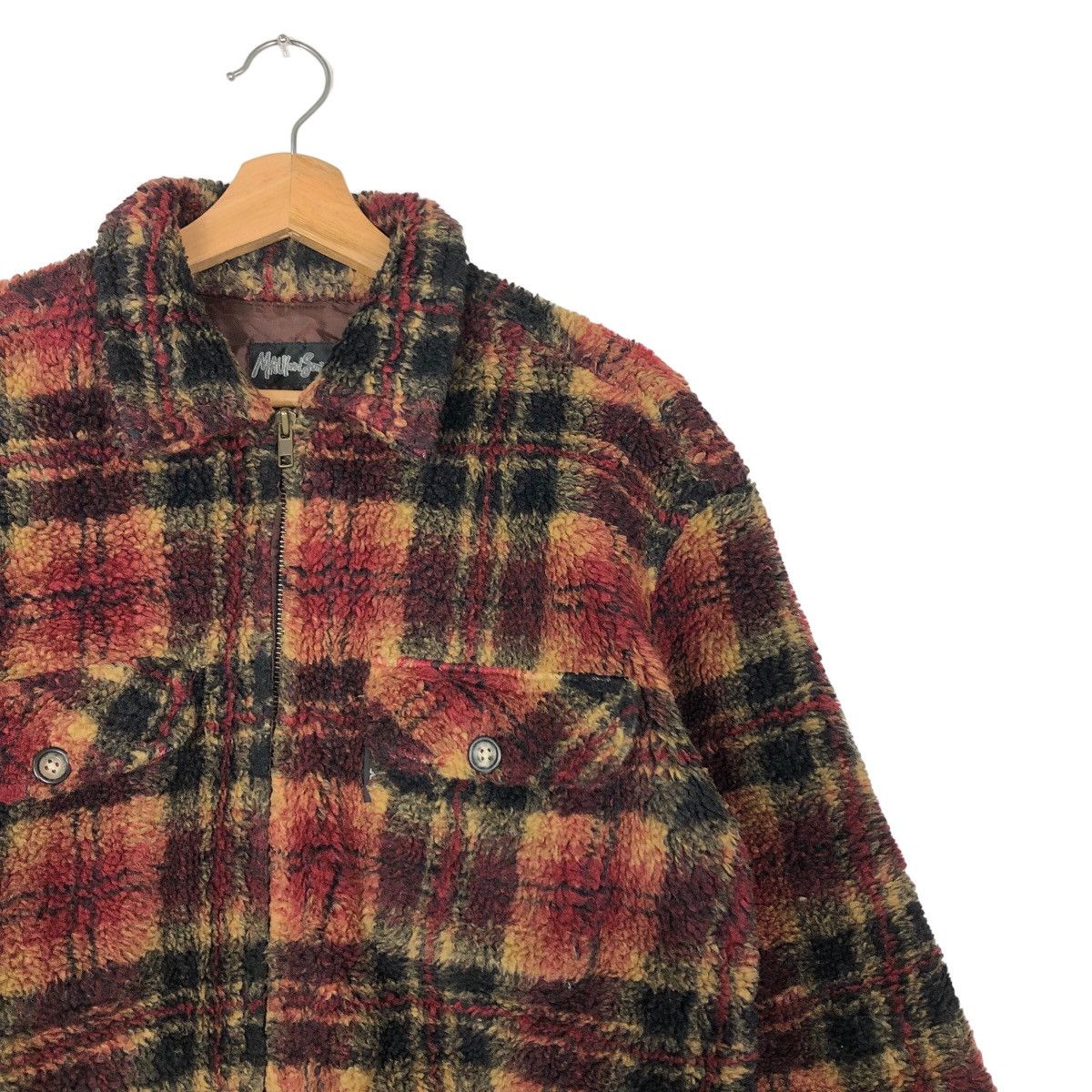 Japanese Brand 🔥90’s Vintage Fleece Jacket Mavi & Sons Tartan Design Size US M / EU 48-50 / 2 - 5 Thumbnail