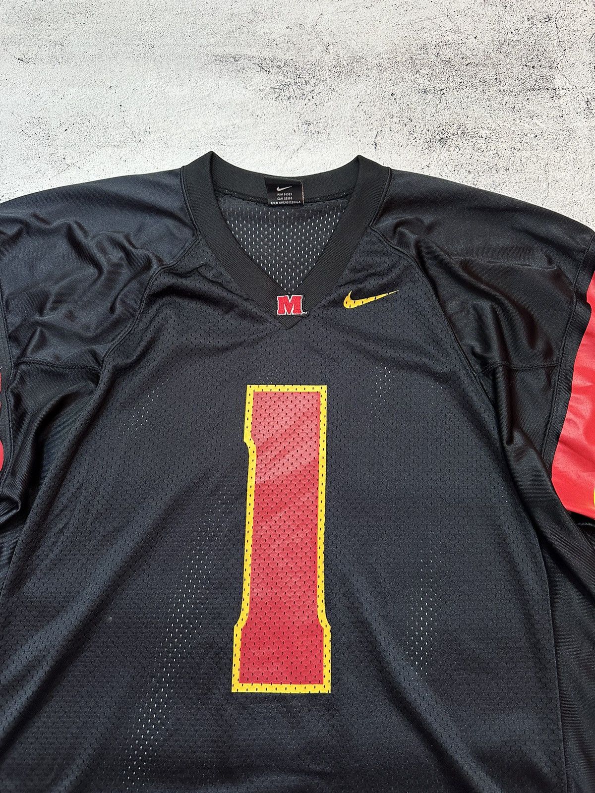 Nike Vintage Nike Maryland Terrapins Black NCAA Football Jersey Size US L / EU 52-54 / 3 - 6 Thumbnail