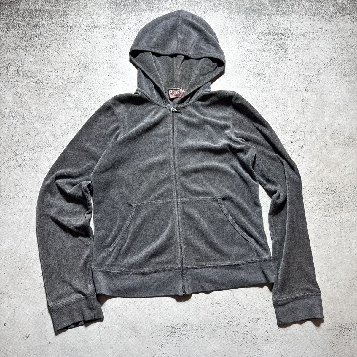 Juicy Couture vintage juicy couture zip hoodie with big logo luxury Size L / US 10 / IT 46 - 6 Thumbnail