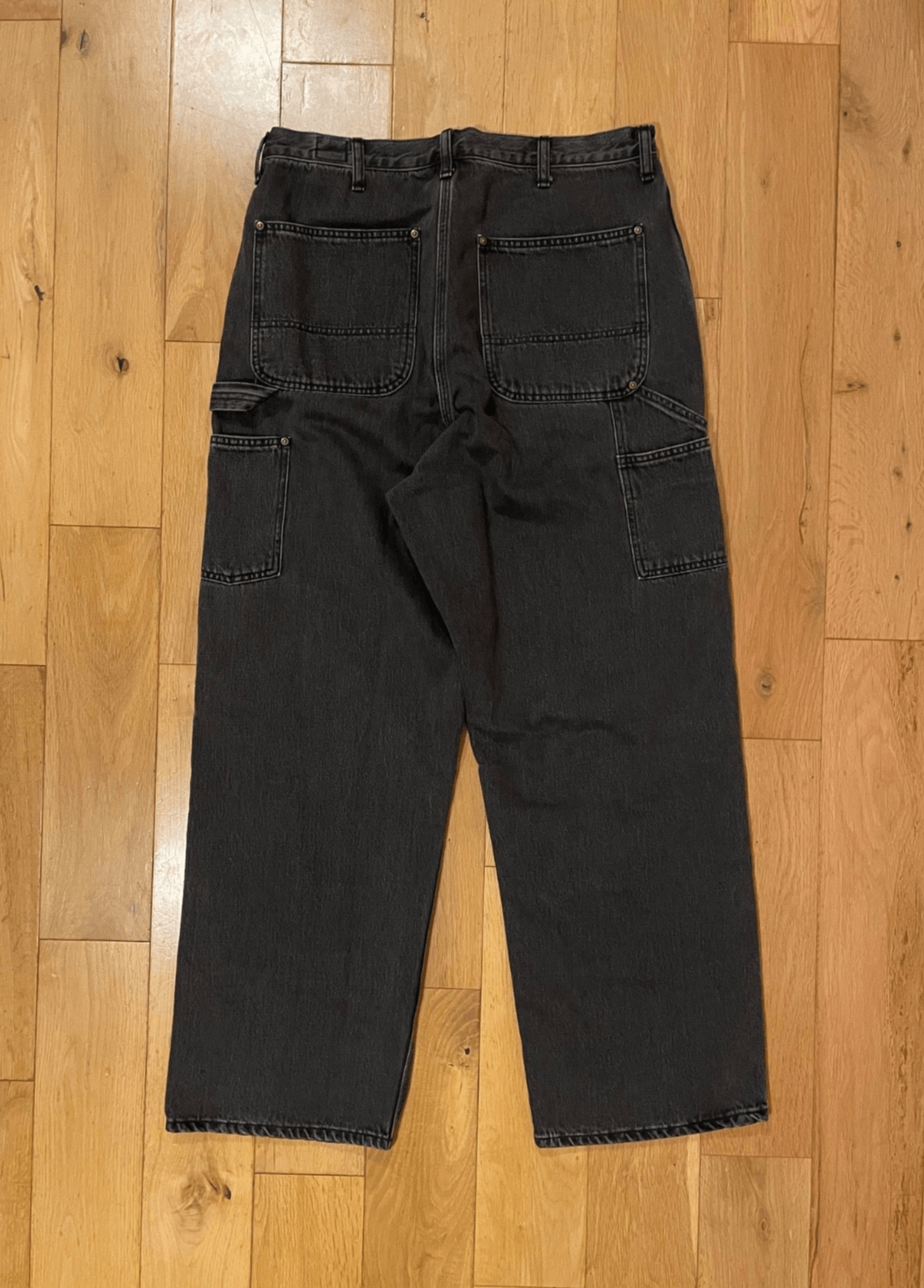Orslow orSlow Dad's Fit Painter Pants Black Stone Denim Size 3 Size US 34 / EU 50 - 2 Thumbnail