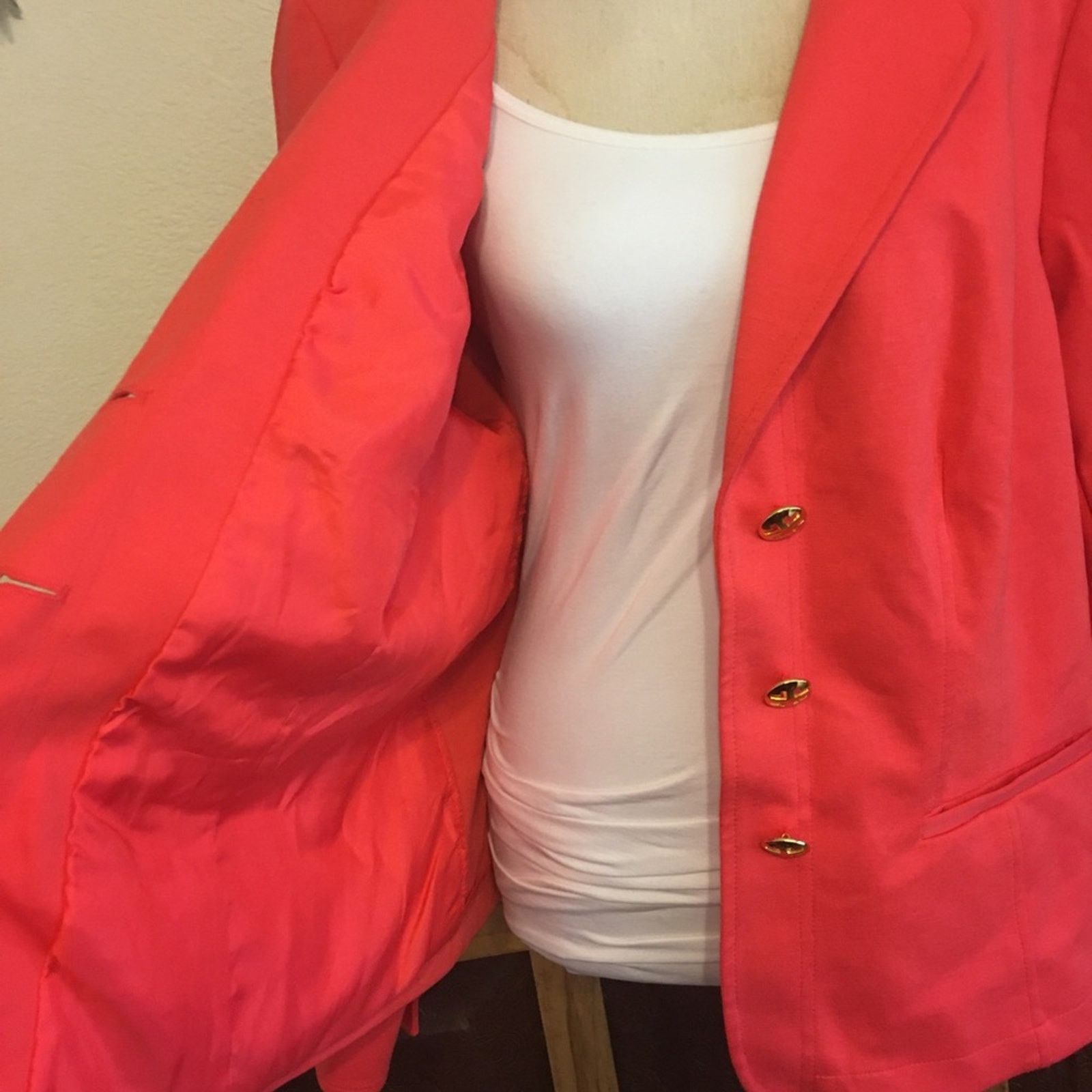 Other Linea by Louis Dell’Olio coral pink jacket Size XL / US 12-14 / IT 48-50 - 7 Thumbnail