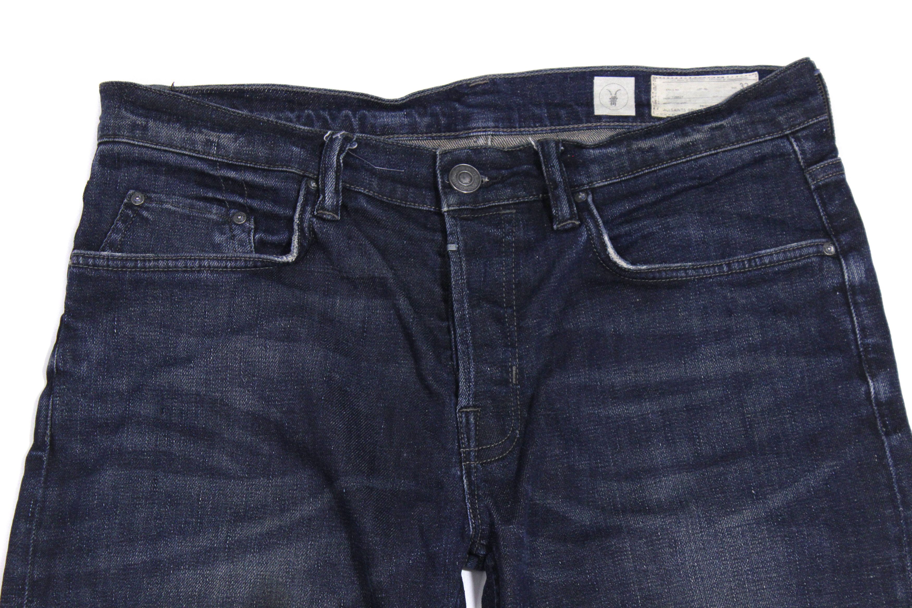 Allsaints Spitalfields Denim Jeans Size US 32 / EU 48 - 3 Thumbnail
