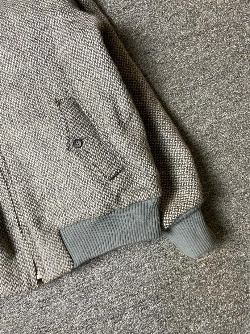 Japanese Brand Authentic Imports Tweed Zip Up Jacket (176) Size US L / EU 52-54 / 3 - 8 Thumbnail