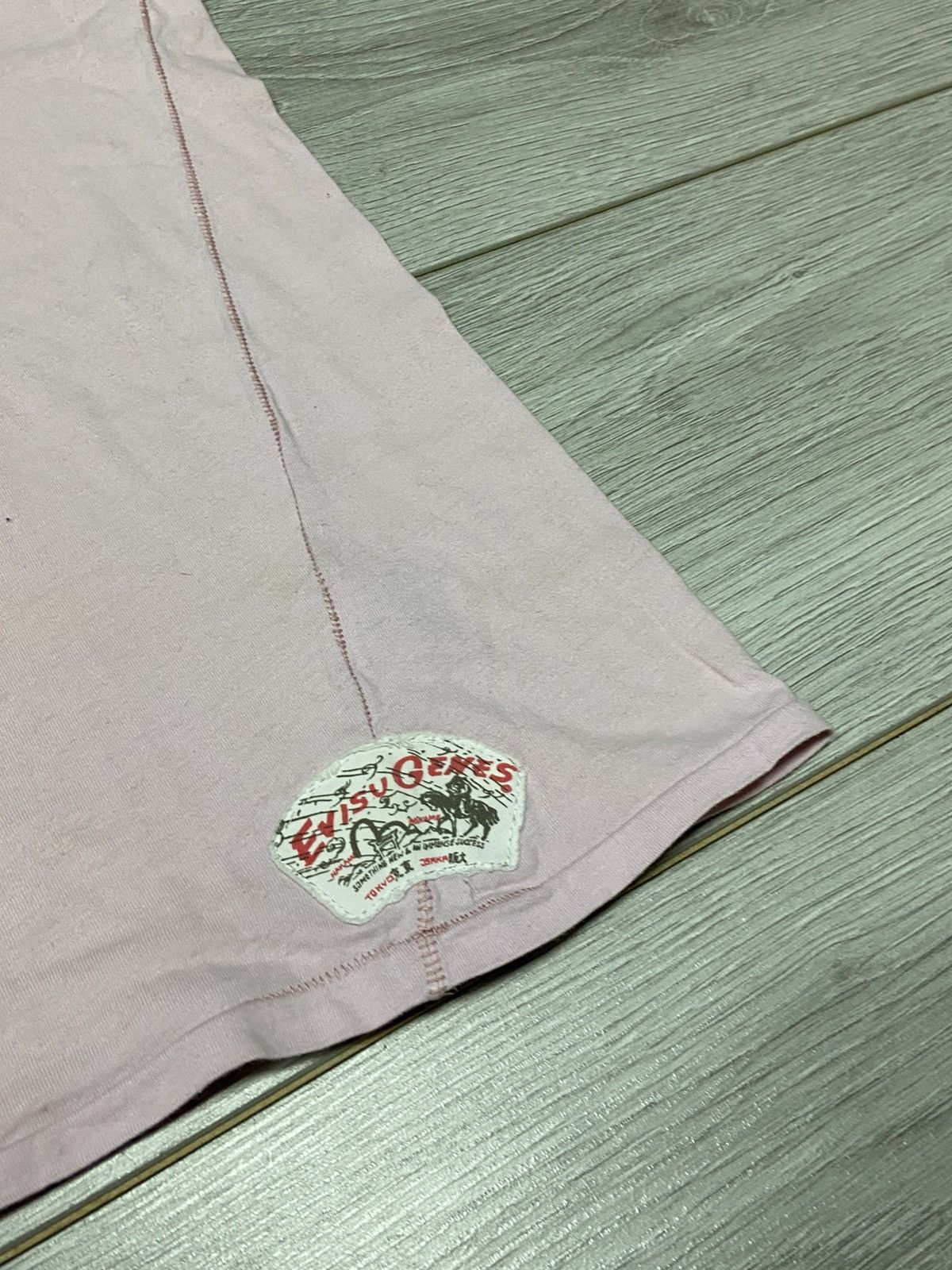 Evisu Evisu genes big print logo vintage Japanese t-shirt Size US S / EU 44-46 / 1 - 5 Thumbnail