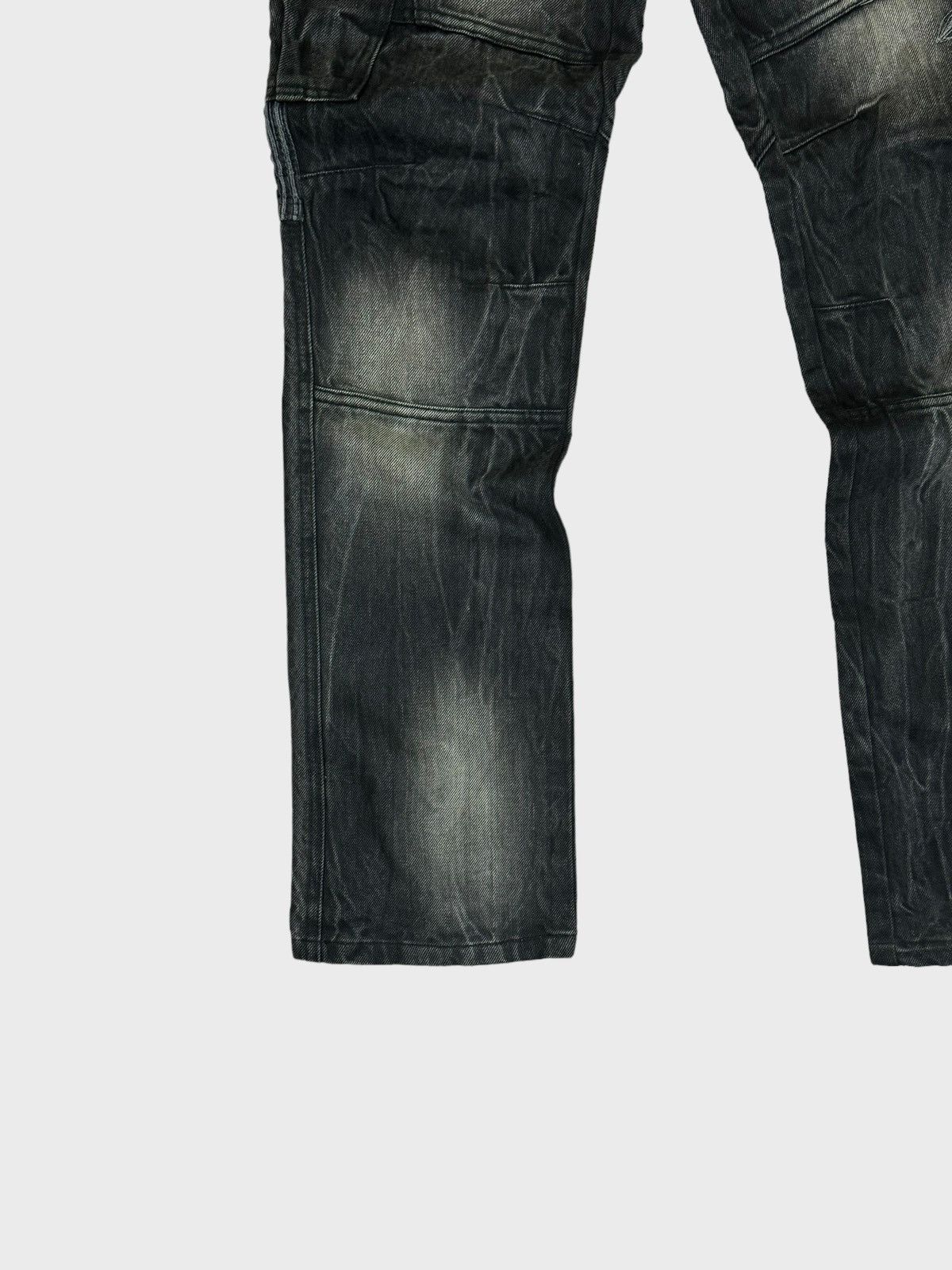 If Six Was Nine i2N Jeans Floral Motive Embroidered Acid Wash Denim Size US 28 / EU 44 - 7 Thumbnail