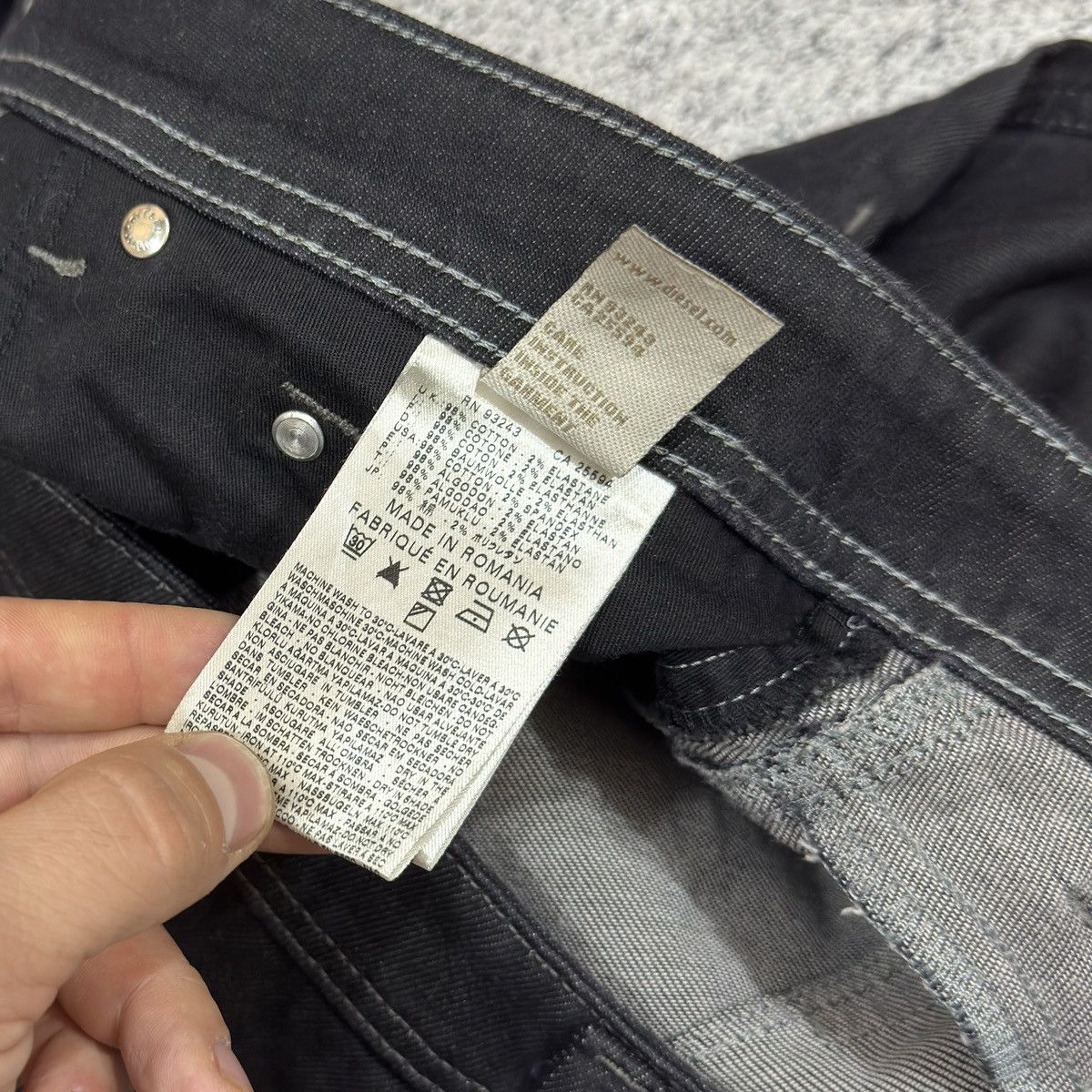 Designer × Diesel Diesel Darron Mens Jeans 32/34 Size US 32 / EU 48 - 12 Thumbnail