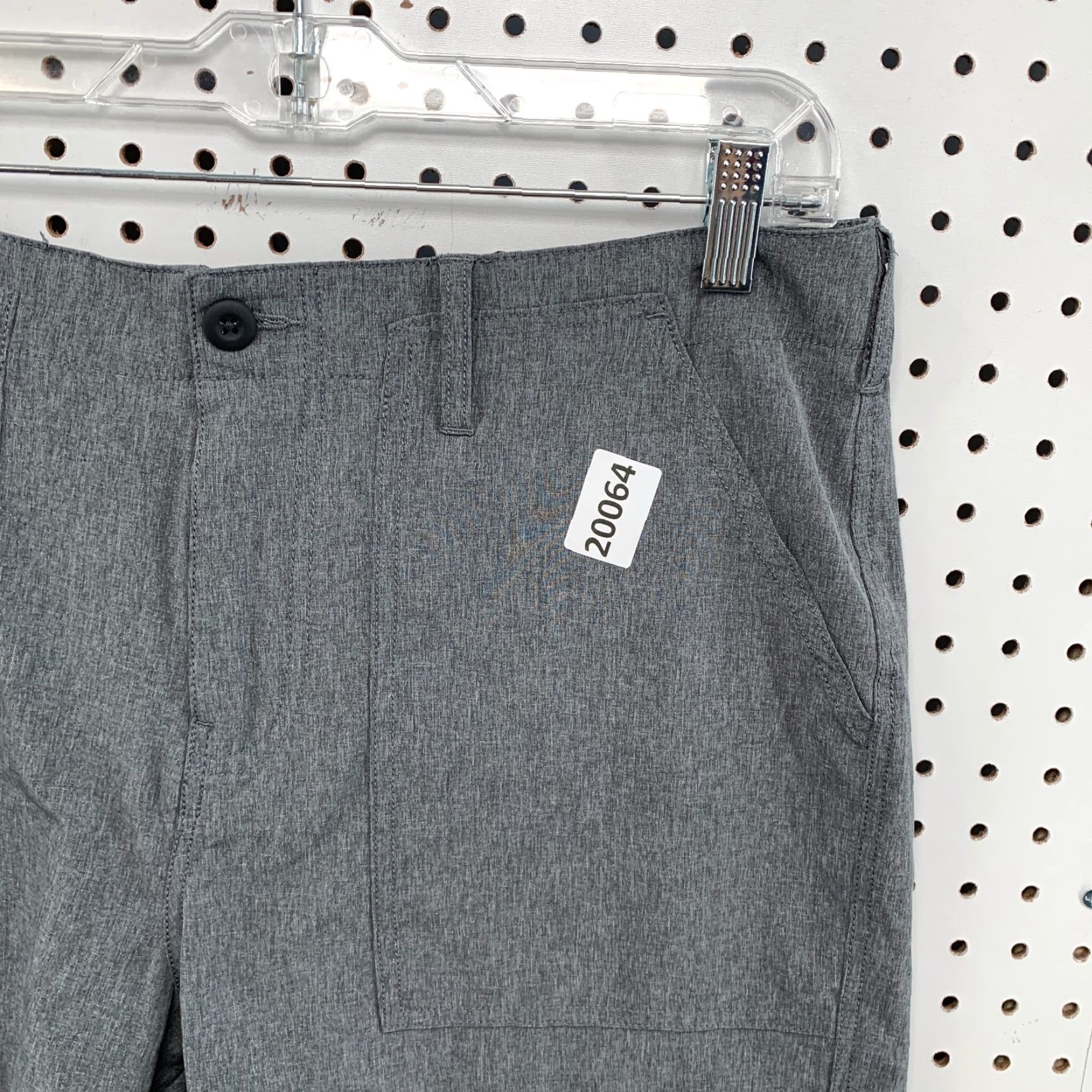 Lucky Brand VINTAGE Lucky Brand Shorts Chino Adult Large Gray 33x7 Classic Casual Mens Size US 33 - 6 Thumbnail