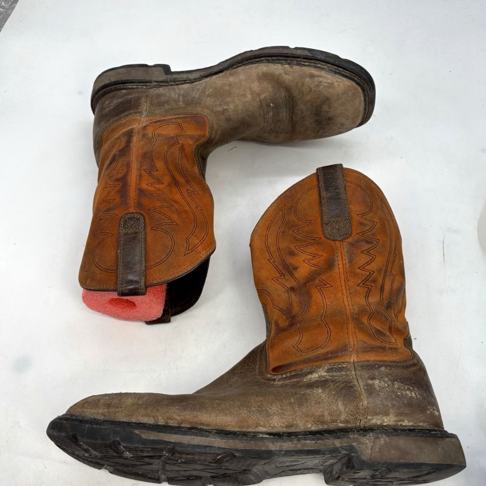 Ariat Ariat Workhog XT Patriot H2O Mens 10.5 Brown Leather Waterproof Oil Resistant Slip Resistant Safety WorkBoots ASTM F2413-18 SageX? Size US 11 / EU 44 - 2 Thumbnail