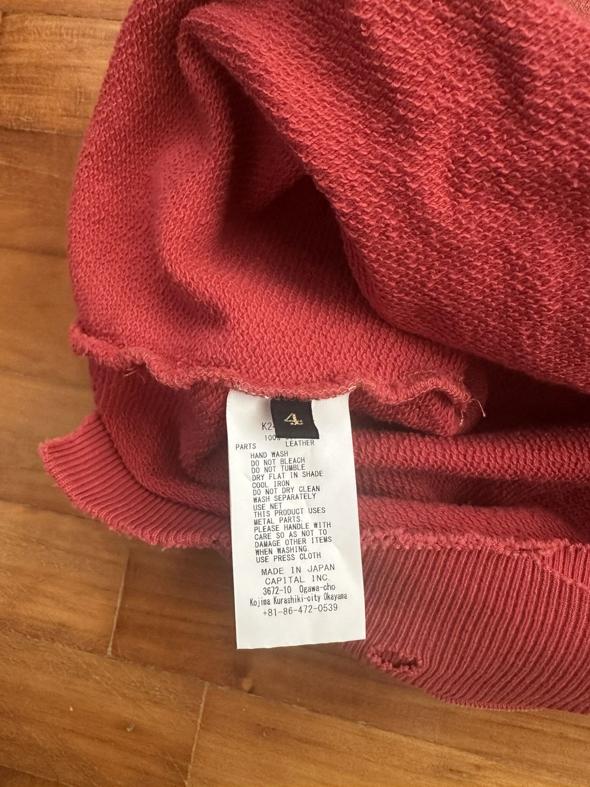 Kapital Kapital SWT Knit Thrilled Damaged Hoodie Studs Size US XL / EU 56 / 4 - 4 Thumbnail