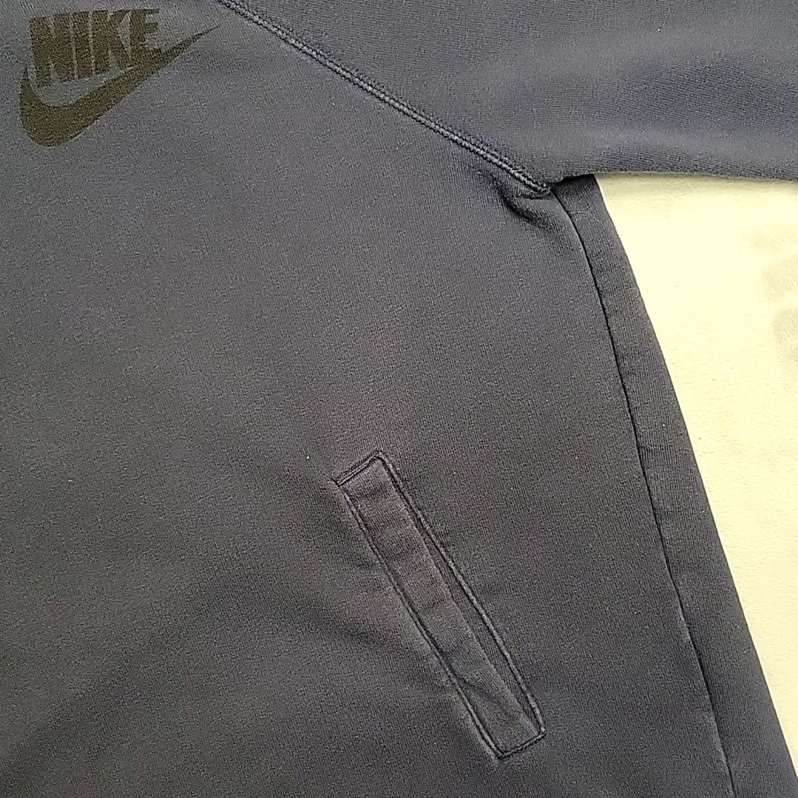 Nike Nike Hoodie Womens M Navy Blue Pullover Crossover Hood Club Fleece READ Size M / US 6-8 / IT 42-44 - 3 Thumbnail