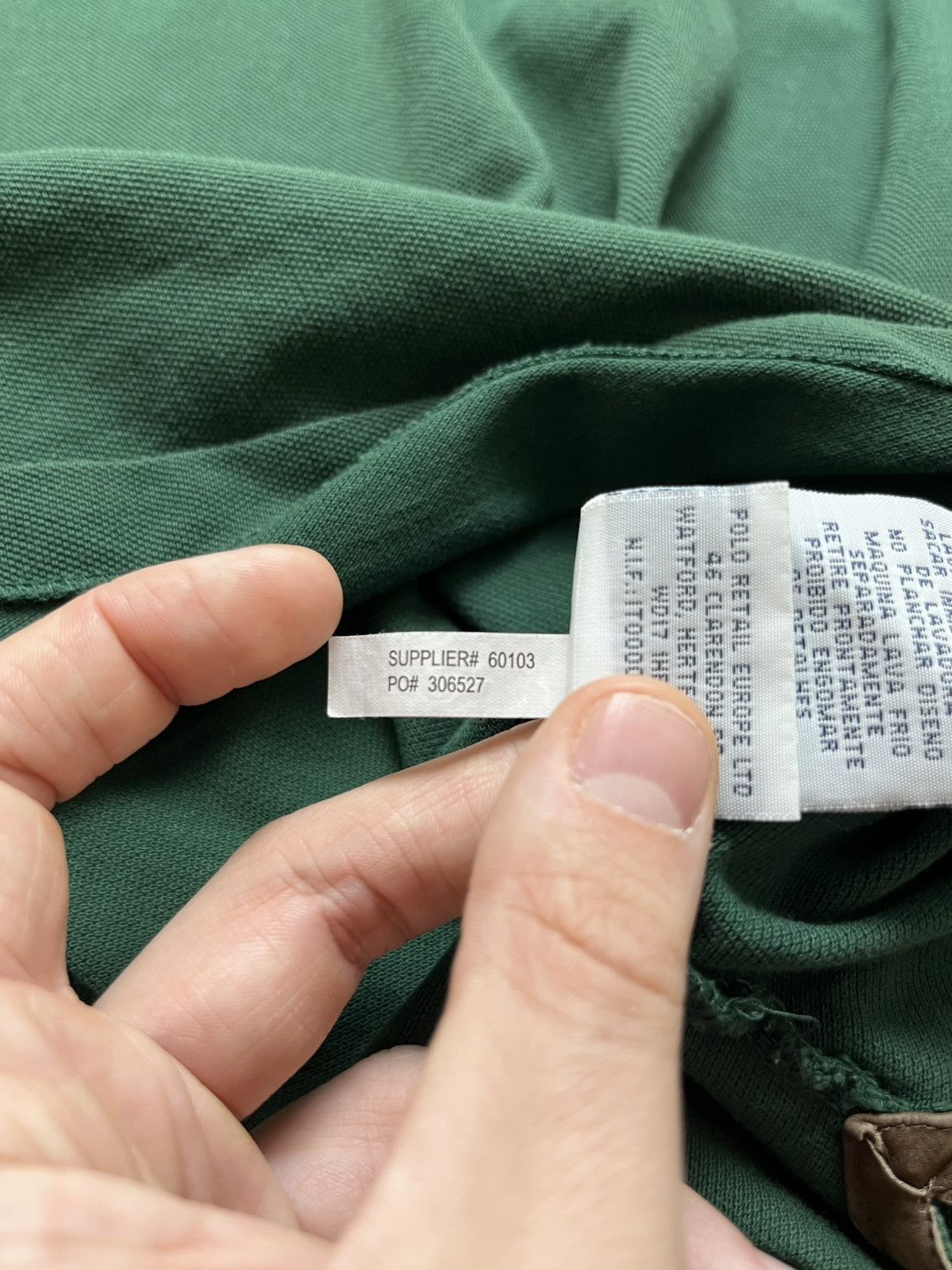 Polo Ralph Lauren 90S RALPH LAUREN RUGBY JERSEY WITH LEATHER INSERTS #3 Size US L / EU 52-54 / 3 - 17 Thumbnail