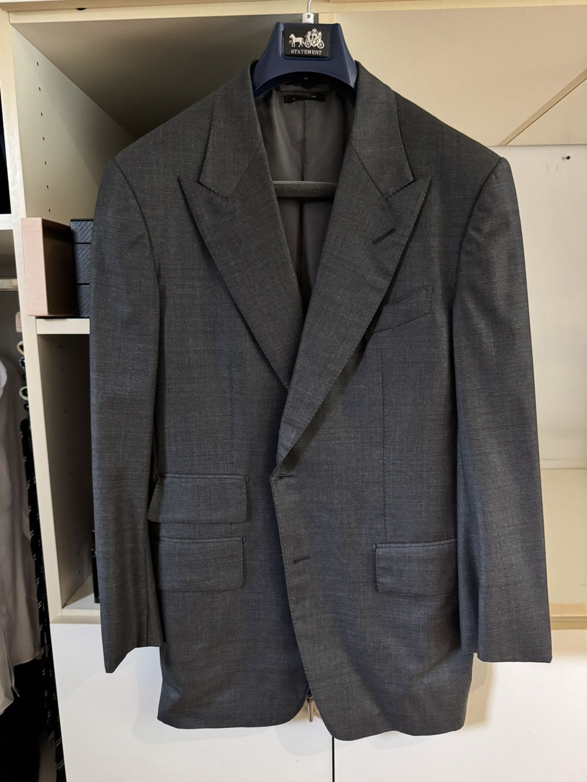 Tom Ford TOM FORD SUIT JACKET GREY Size 42R - 1 Thumbnail