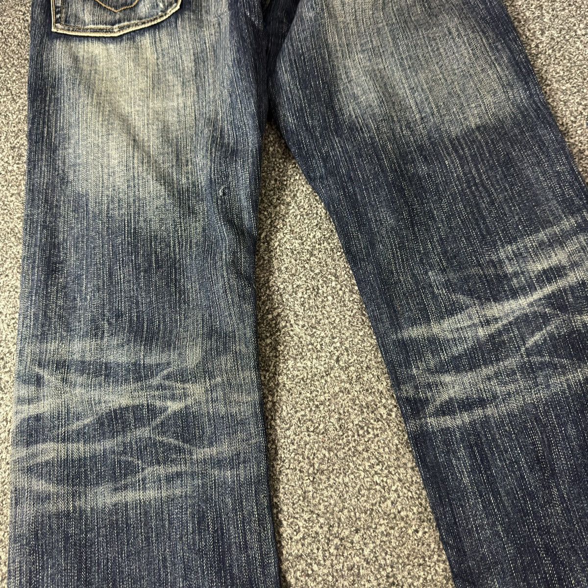 Le Grande Bleu (L.G.B.) Japanese Destroyed Rupert Distressed Opium Denim Archive Y2k Size US 32 / EU 48 - 7 Thumbnail