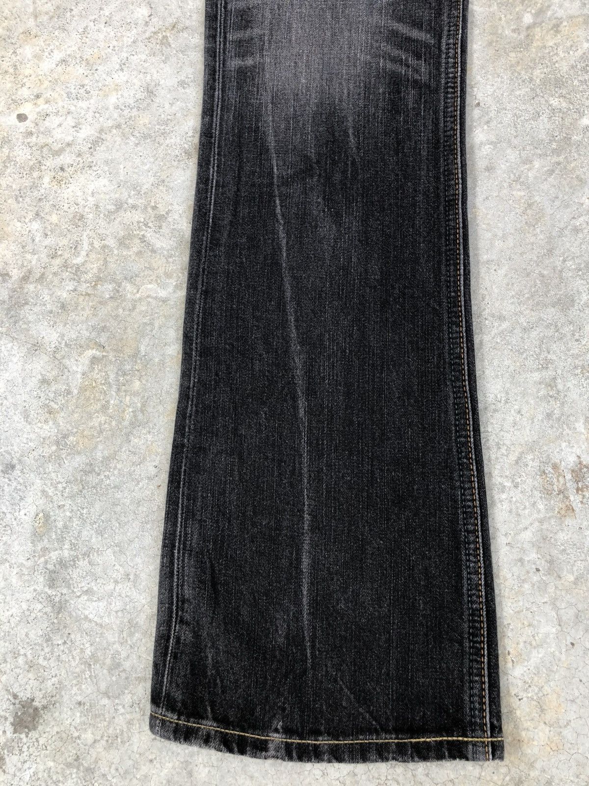 If Six Was Nine Wrangler Flared Jeans Bootcut Distressed Jeans Size US 30 / EU 46 - 6 Thumbnail
