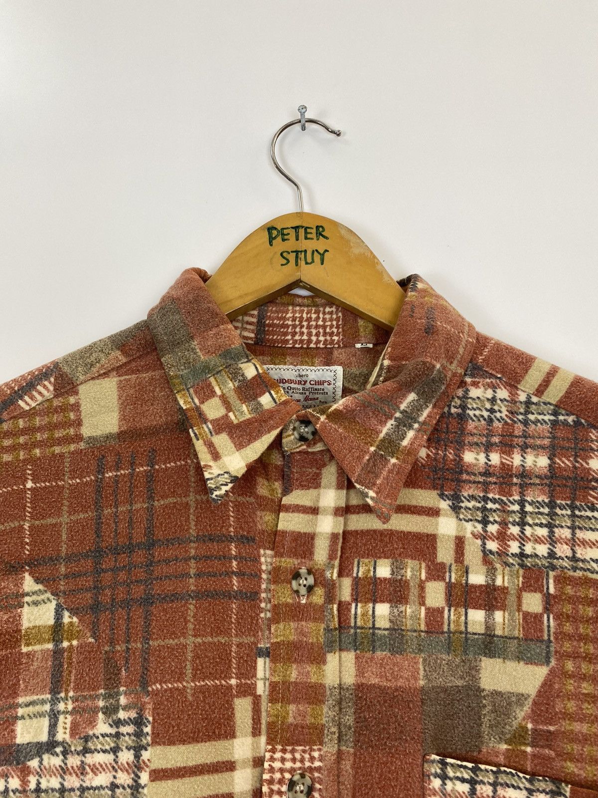 Flannel × Japanese Brand × Vintage Vintage Sudbury Chips Button Shirt Size US L / EU 52-54 / 3 - 6 Thumbnail