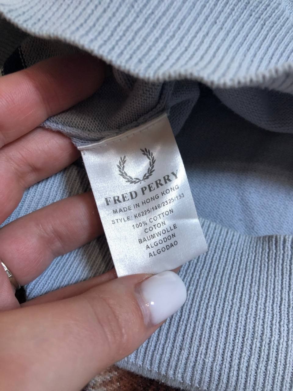 Fred Perry Fred Perry striped Sweater Crew Neck Long Sleeve . Size US XL / EU 56 / 4 - 3 Thumbnail