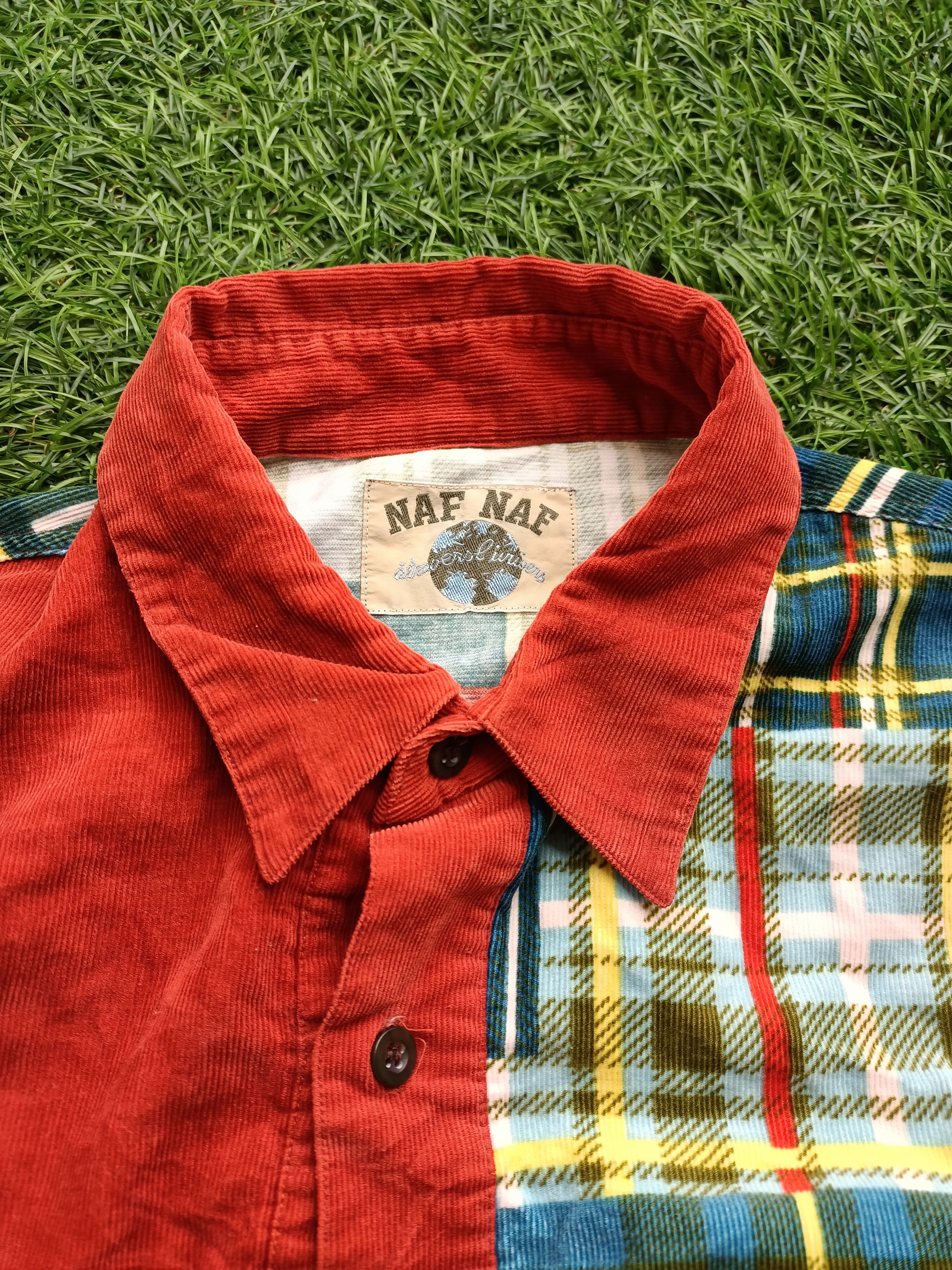 Japanese Brand Naf Naf double pockets coudoroy shirt Size US L / EU 52-54 / 3 - 3 Thumbnail