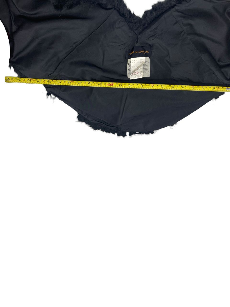 Comme des Garcons Comme des Garçons Faux Fur Cropped Cape Bolero Jacket Black Size ONE SIZE - 10 Thumbnail