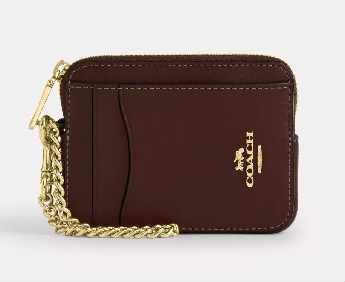 Coach NWT Coach Zip Card Case CCV89 Size ONE SIZE - 7 Thumbnail