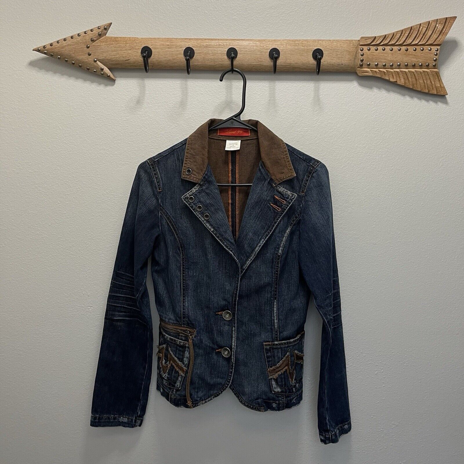 New Anthropologie AG The Mirah Denim Jacket $245 deals SMALL