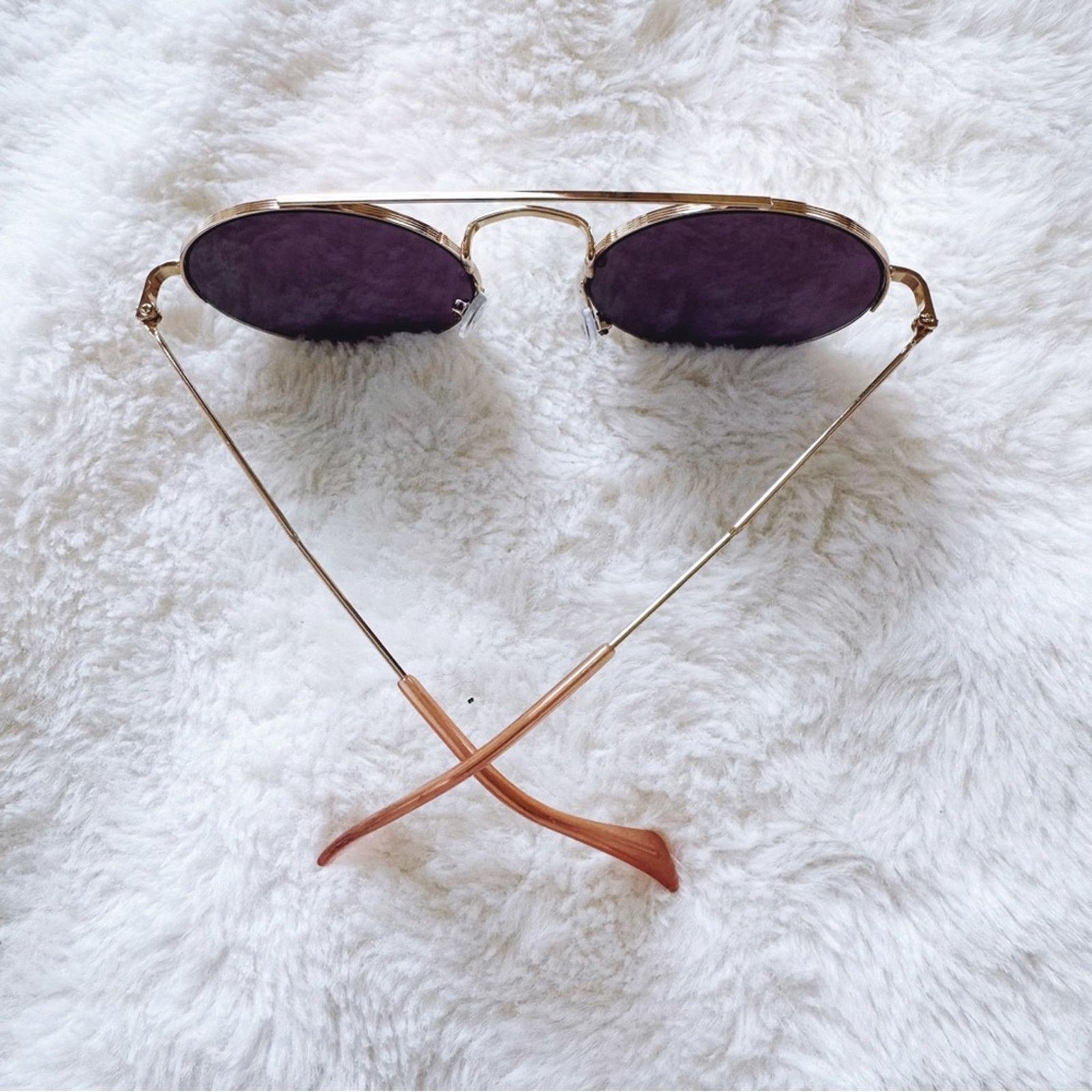 Other Carly Mirrored Pink Chic Round Sunglasses Size ONE SIZE - 8 Thumbnail