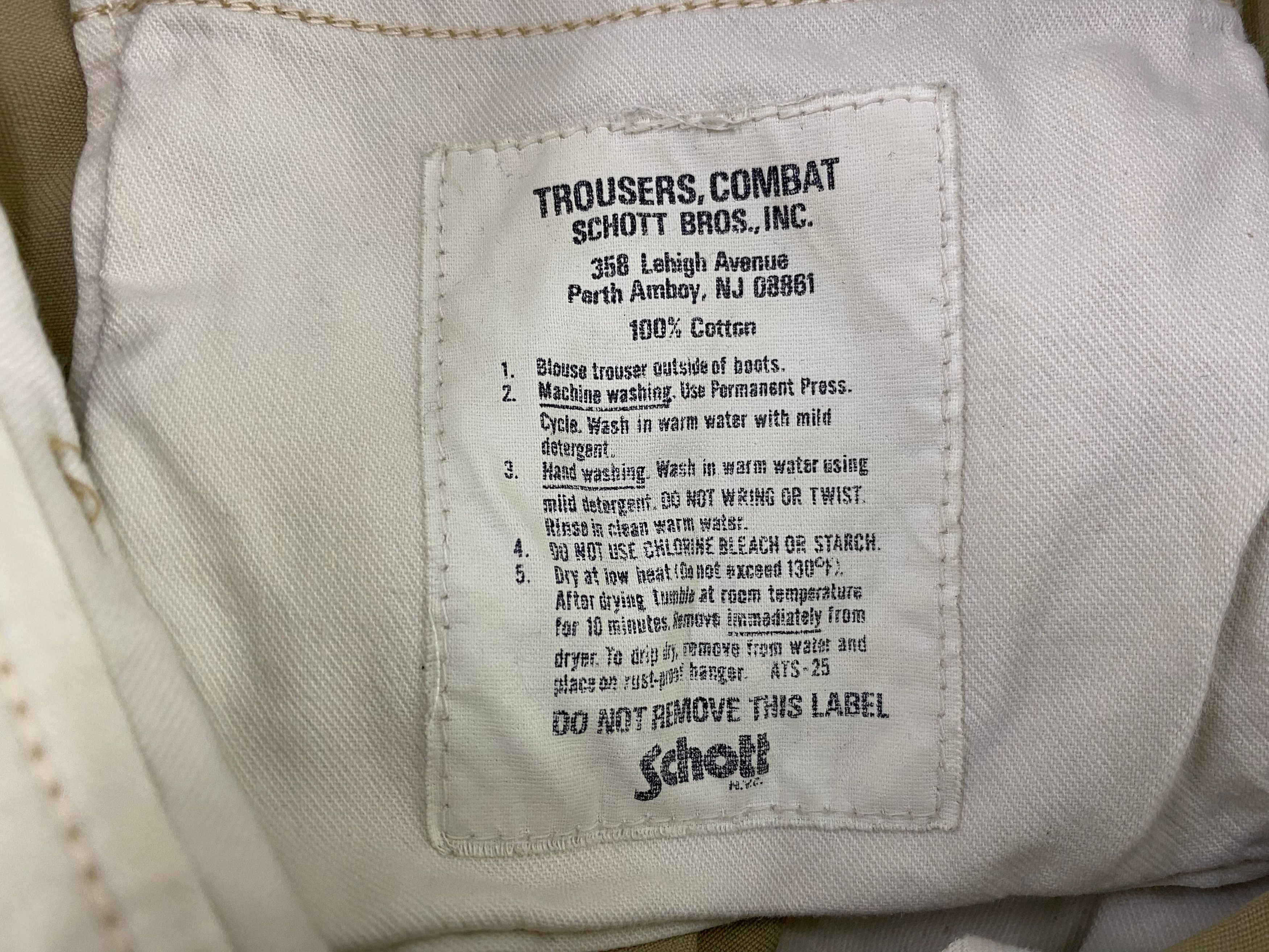 Japanese Brand × Schott Schott Pants Trouser Combat Pants Size US 29 - 10 Thumbnail
