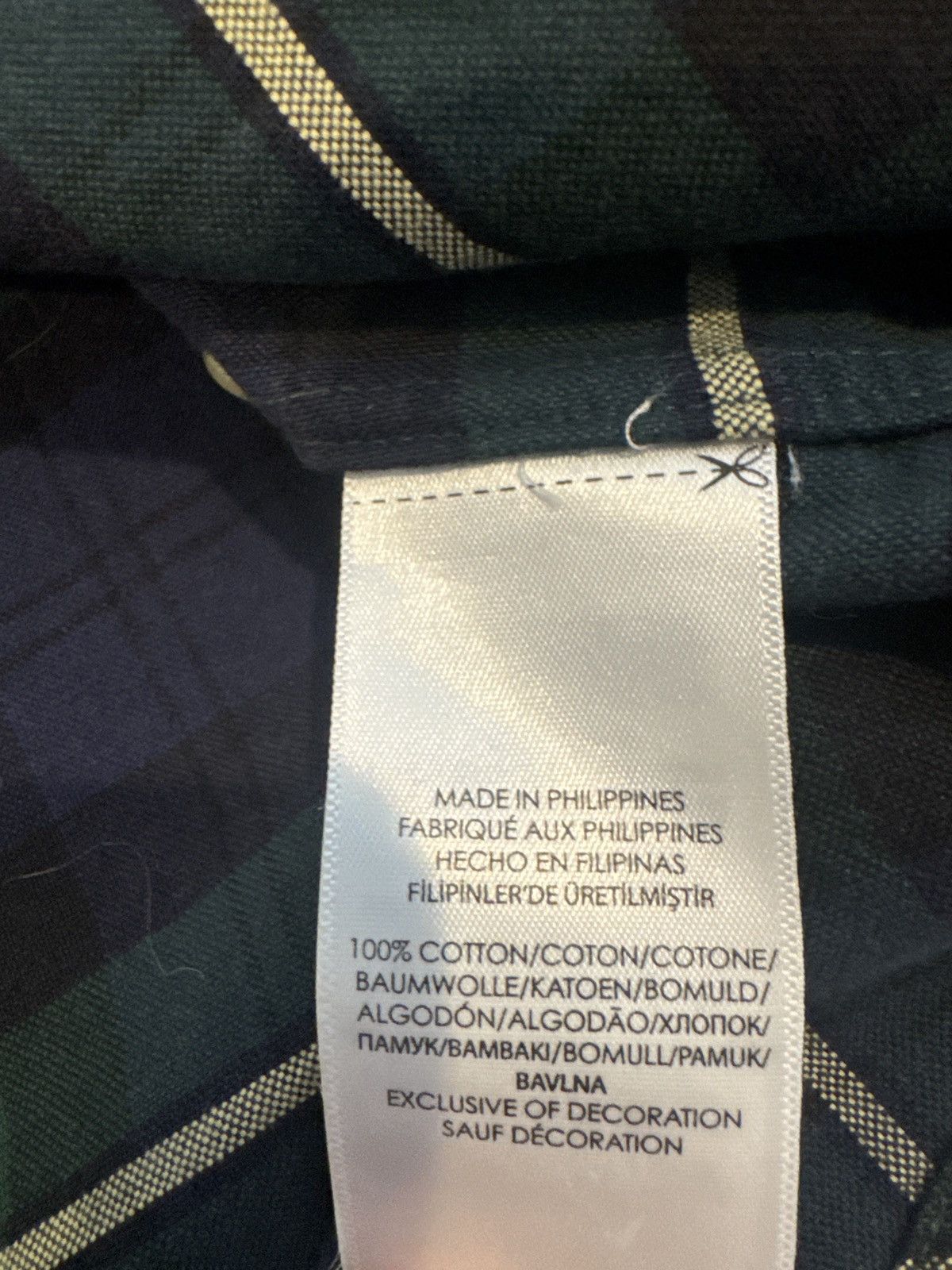 Ralph Lauren Green Navy Red Button Down Size US XL / EU 56 / 4 - 4 Thumbnail