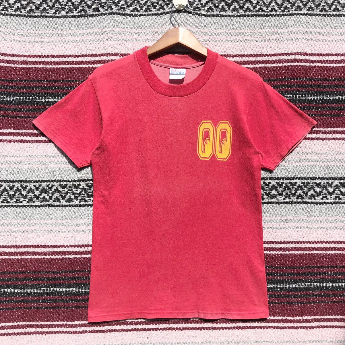 Japanese Brand Vintage 90s Moon Eyes Tee Moon Eyes Equipment Co. SunFaded Size US S / EU 44-46 / 1 - 2 Thumbnail