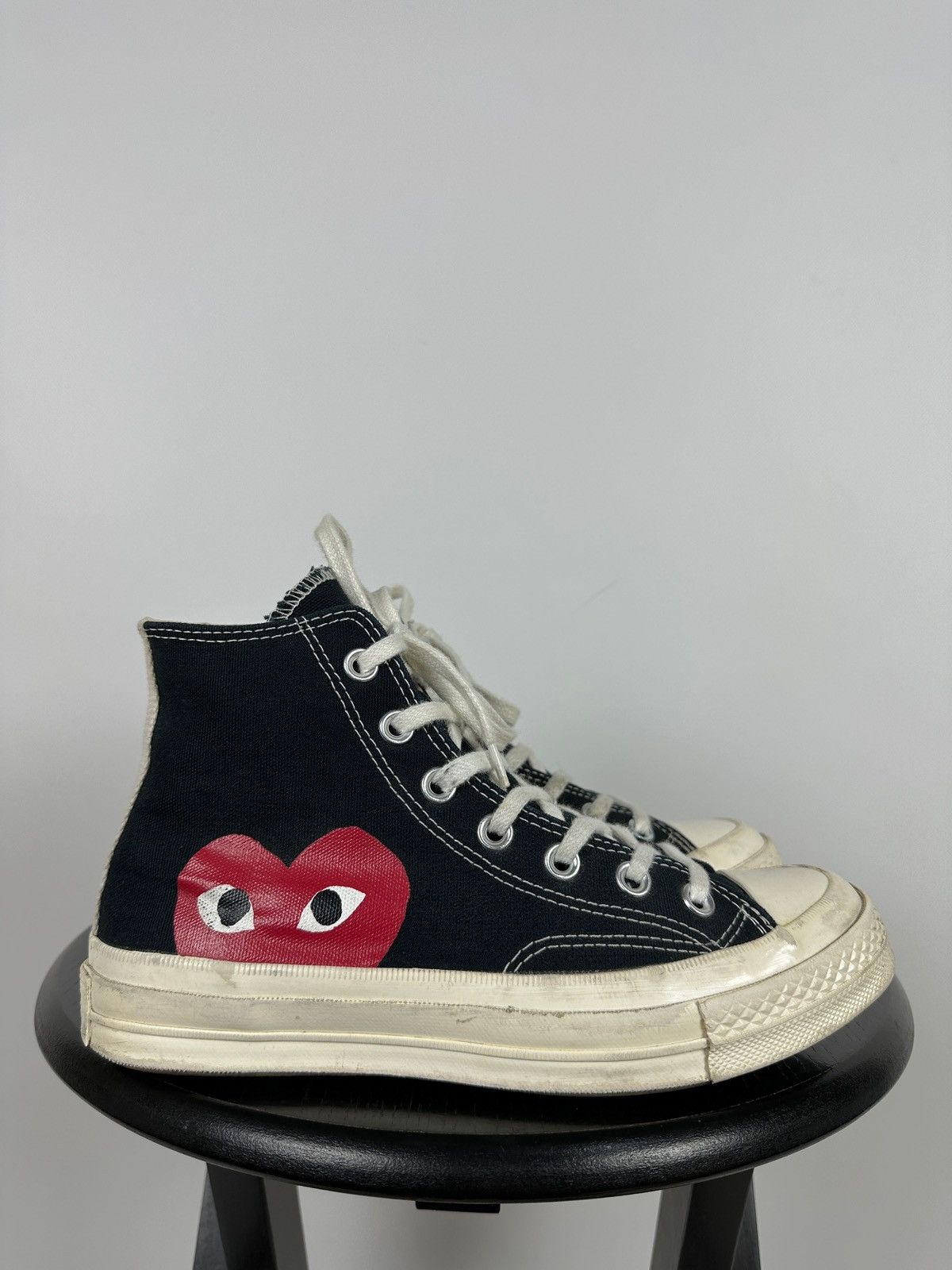 Comme des Garcons Comme Des Garçons x Chuck Taylor Converse All Star Hi Top Size US 7.5 / IT 37.5 - 2 Thumbnail