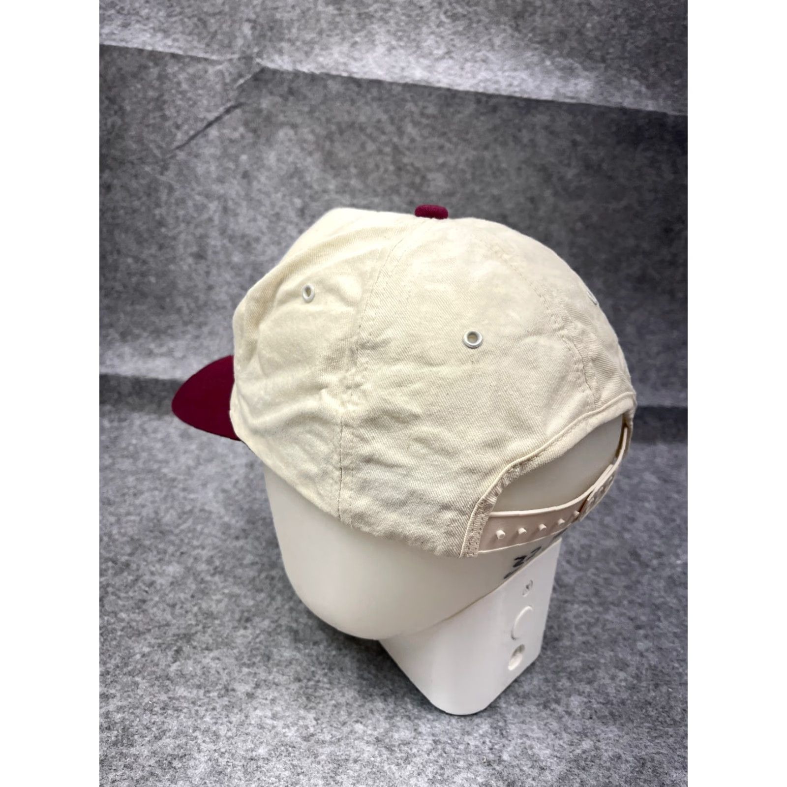 Champion Salt Lake City Senior Softball 1997 Champion Hat SnapBack Adult Ivory Red Cotton Twill Baseball Cap Mens Ballpark Sports Hat Size ONE SIZE - 5 Thumbnail