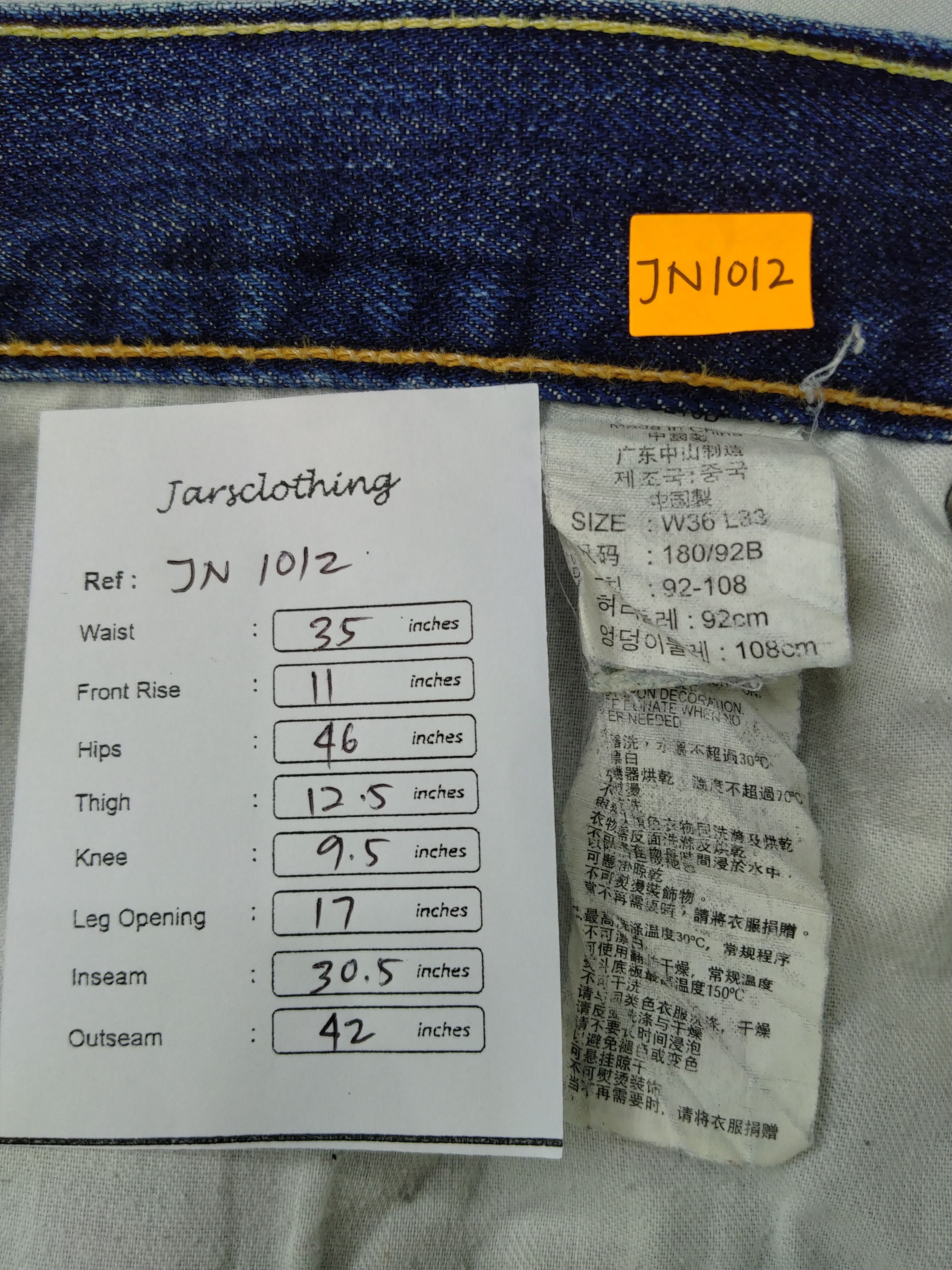 Levi's Distressed Vintage Levi's 505 Jeans 35x30.5 Denim JN1012 Size US 35 - 8 Thumbnail