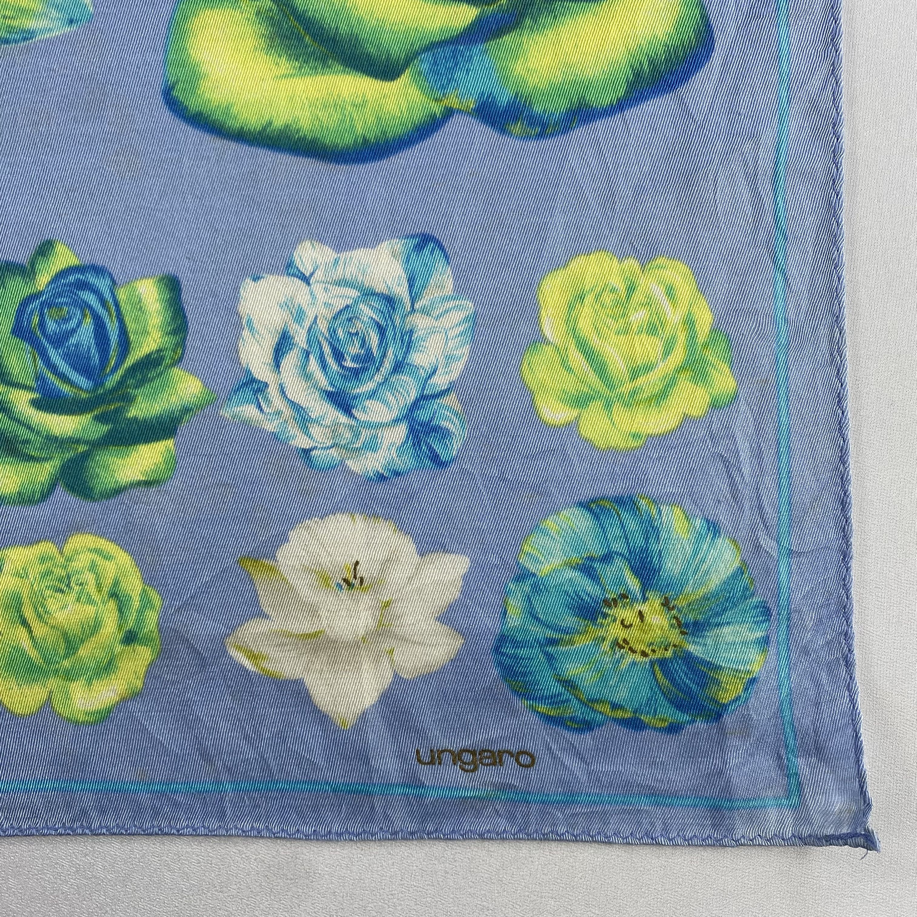 Emanuel Ungaro × Vintage Emanuel Ungaro Handkerchief / Neckerchief / Bandana-P528 Size ONE SIZE - 3 Thumbnail