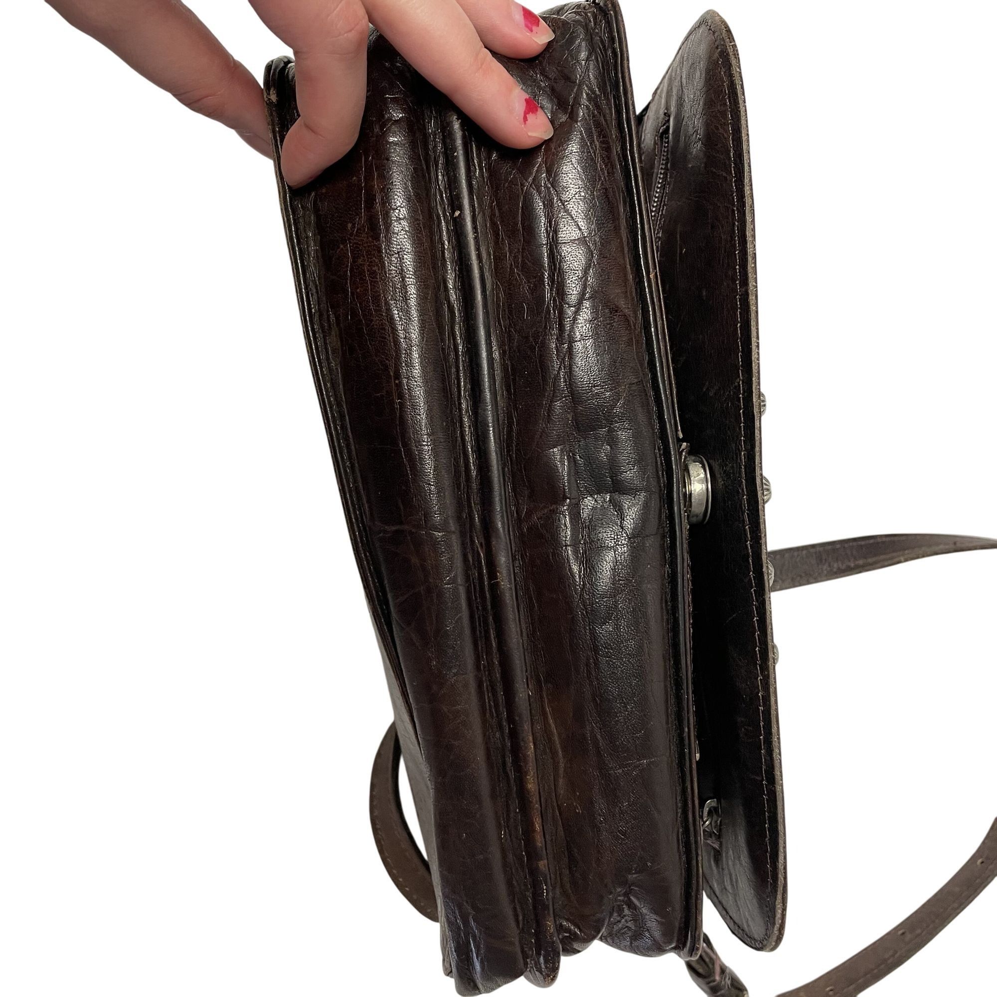 Other Vtg The American West Cowhide PONY HAIR Shoulder Bag Purse Size ONE SIZE - 14 Thumbnail