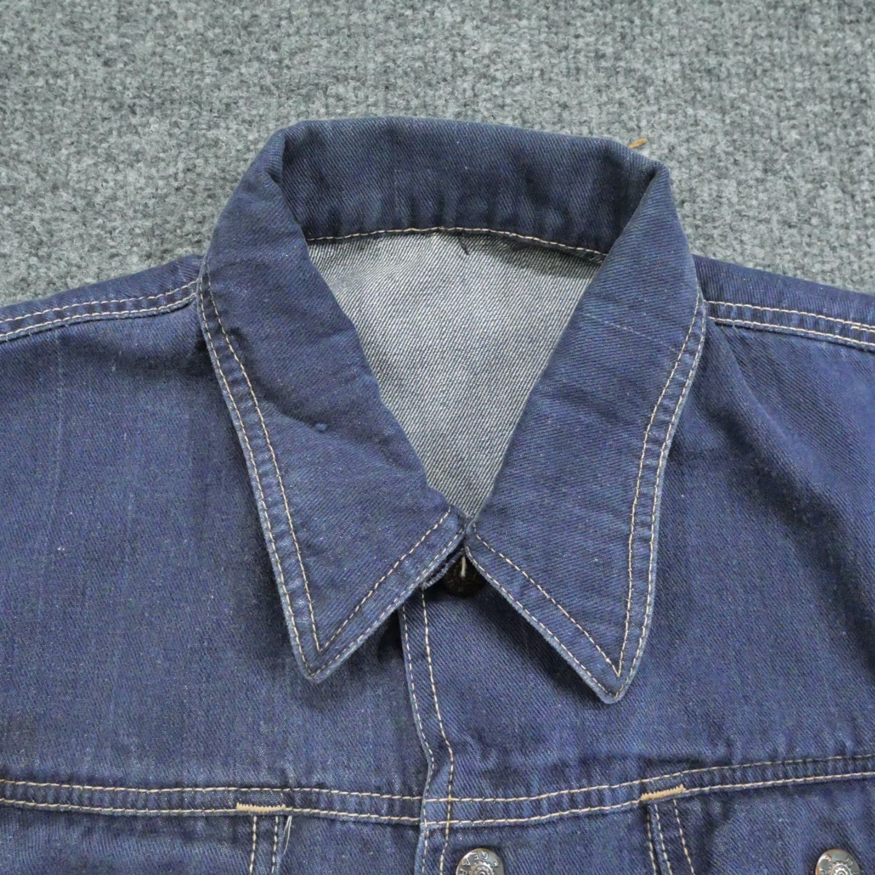 Denime VINTAGE Hi Gear Jacket Womens M Blue Denim Trucker Snap 70s Size 32" / US 10 / IT 46 - 5 Thumbnail